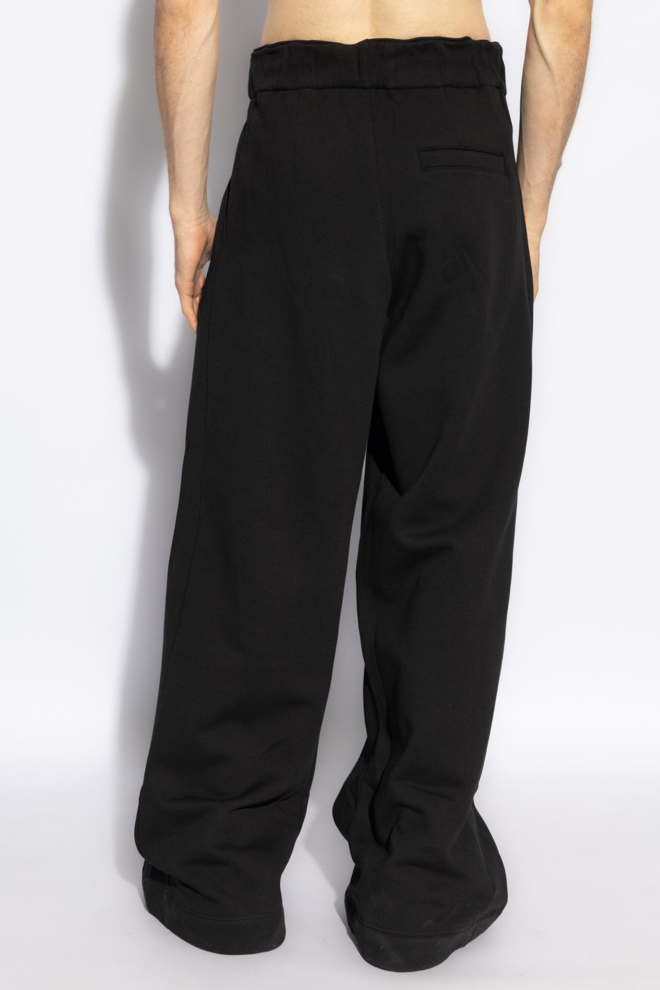 Shop Dries Van Noten Sweatpants In Black