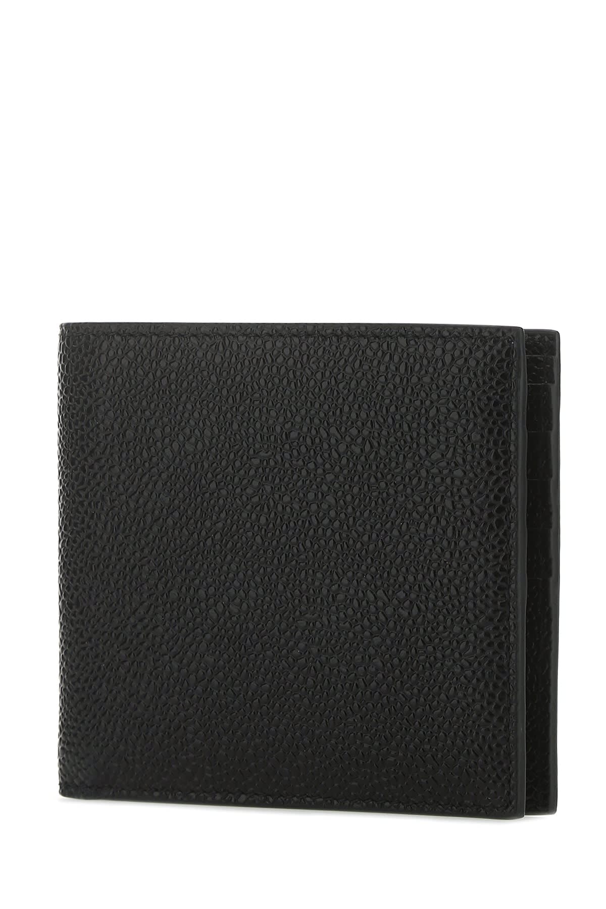 THOM BROWNE BILLFOLD IN PEBBLE GRAIN LEATHER 