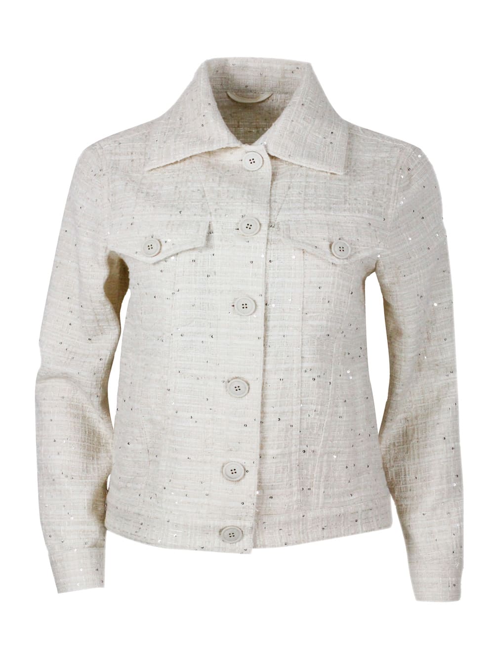 Eleventy Blazer In Cream
