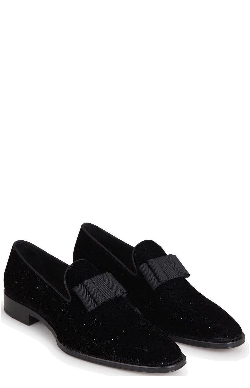 Shop Dsquared2 Ubaldo Bow Loafers In Black