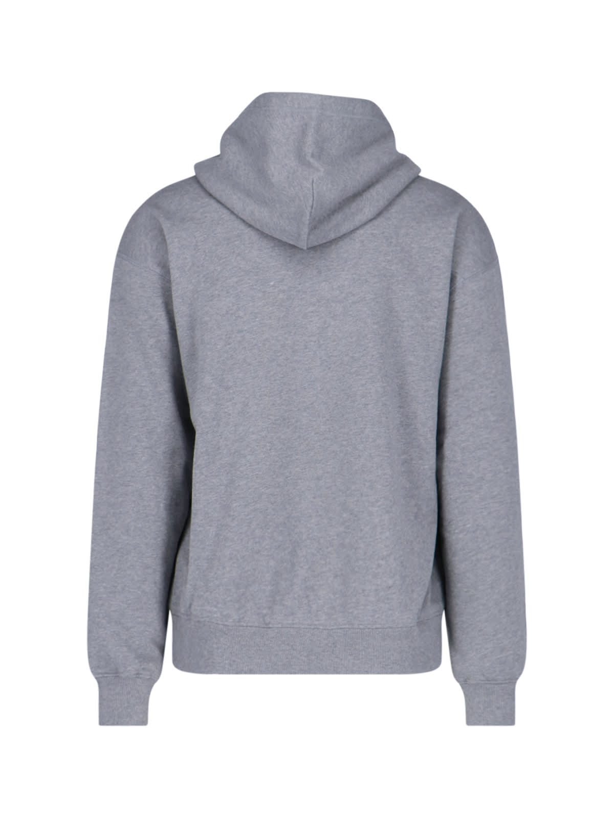 Shop Dolce & Gabbana Logo Hoodie In Grey