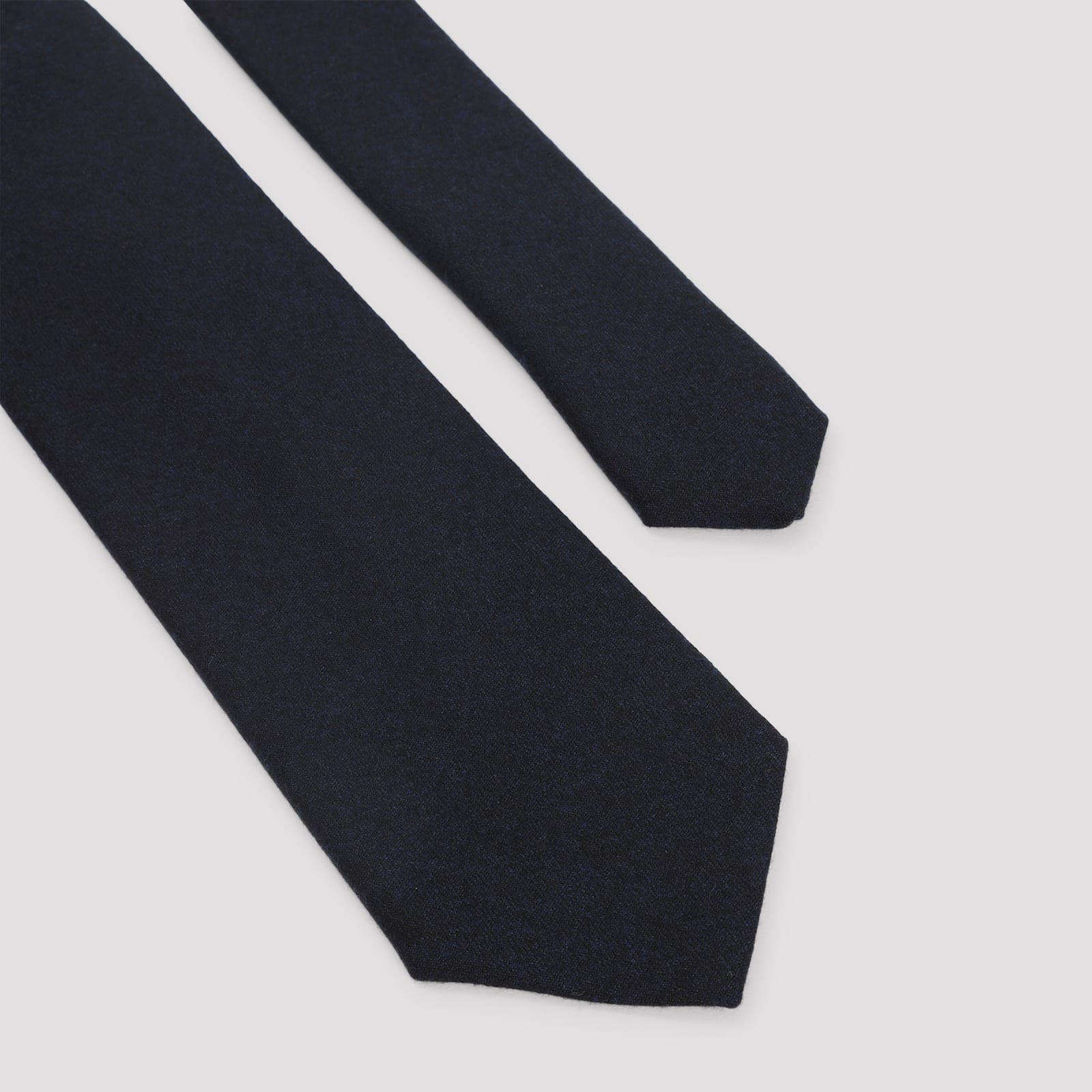Canali Flannel Tie In Gold
