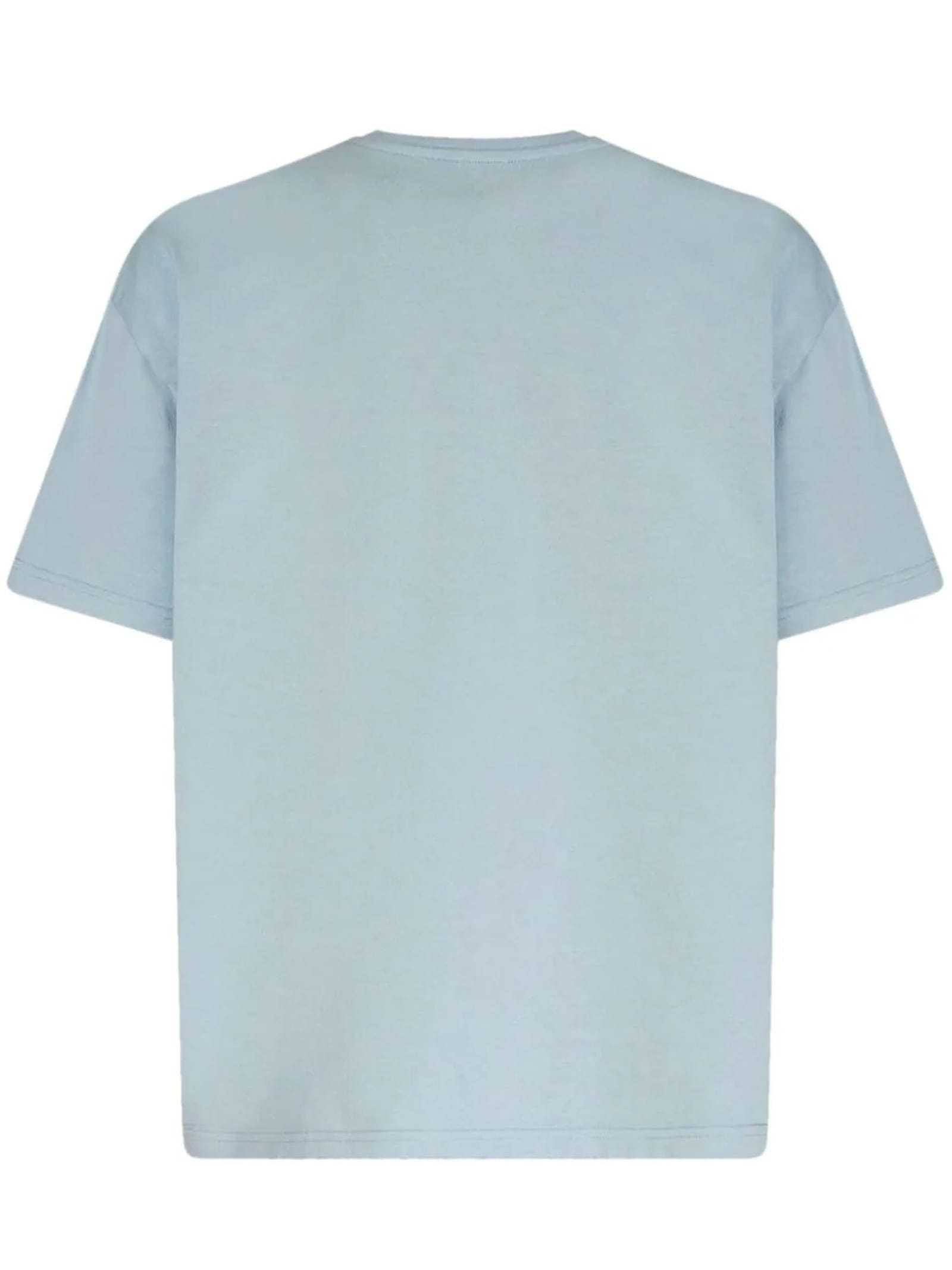 Shop Etro Powder Blue Cotton T-shirt