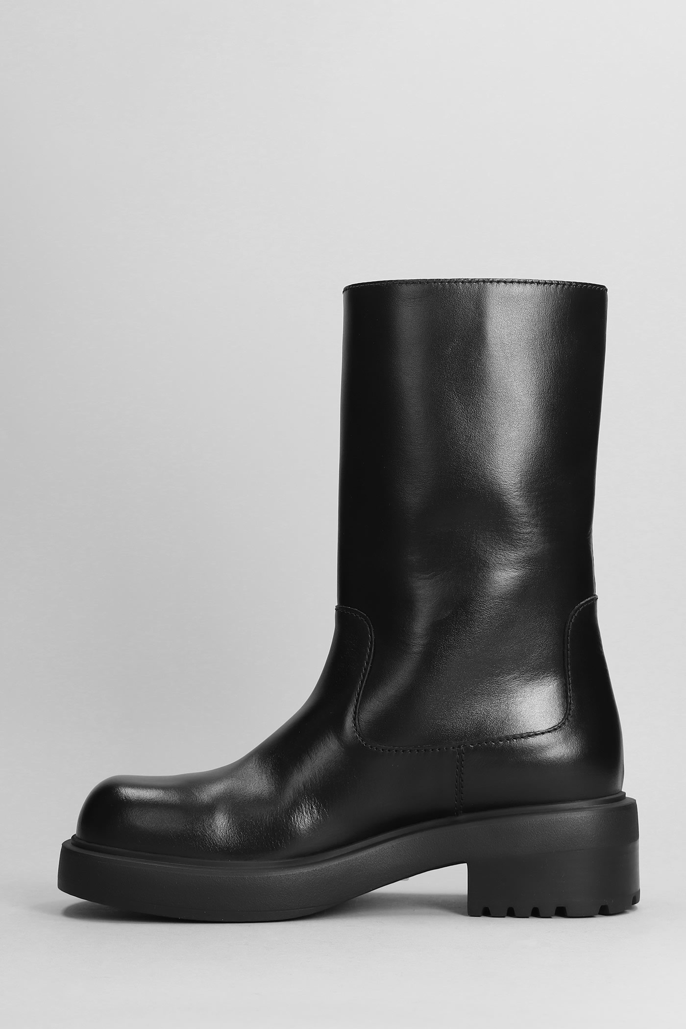 Shop Giuseppe Zanotti Foustine Combat Boots In Black Leather