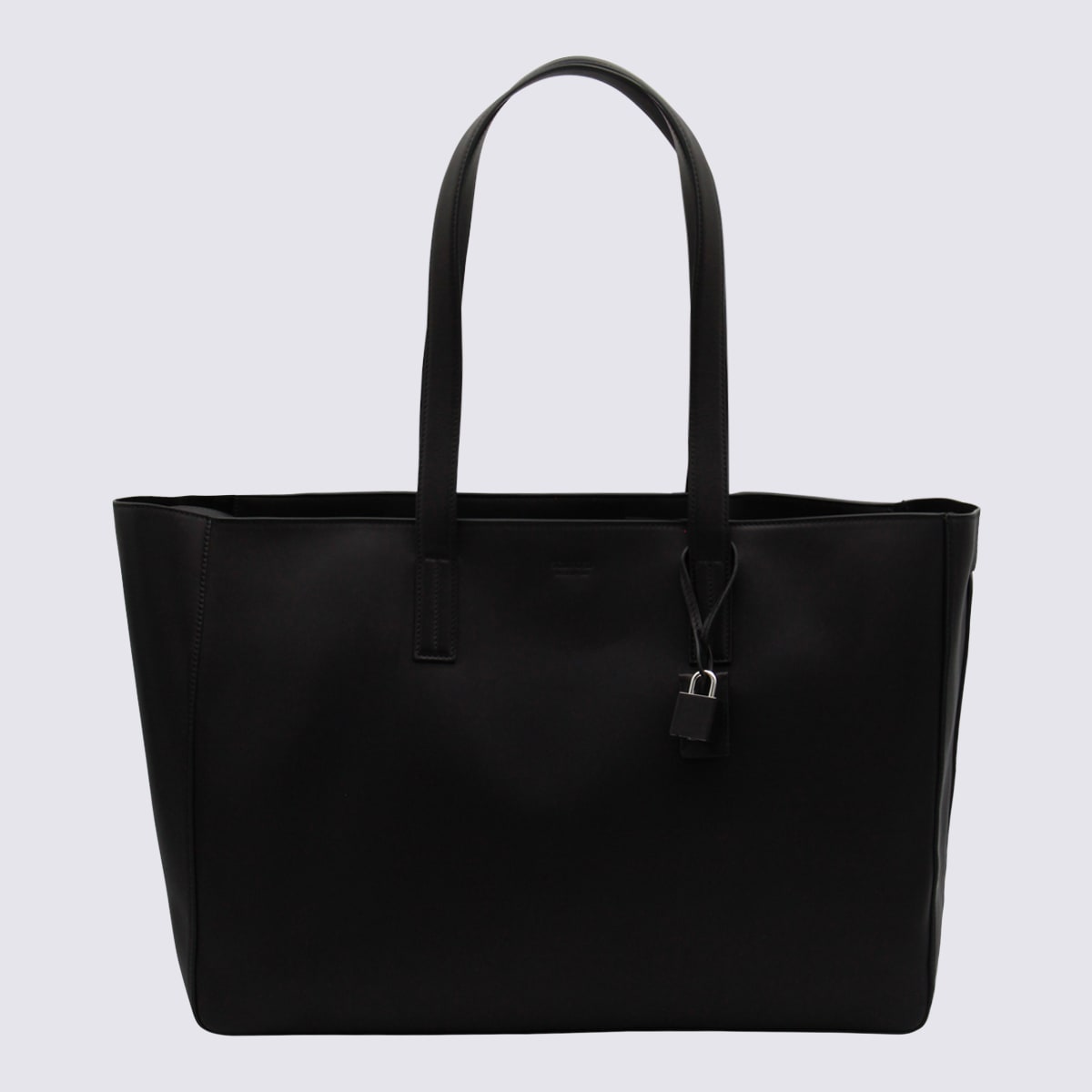 Tom Ford Structured Tote Bag Double Handles In Black