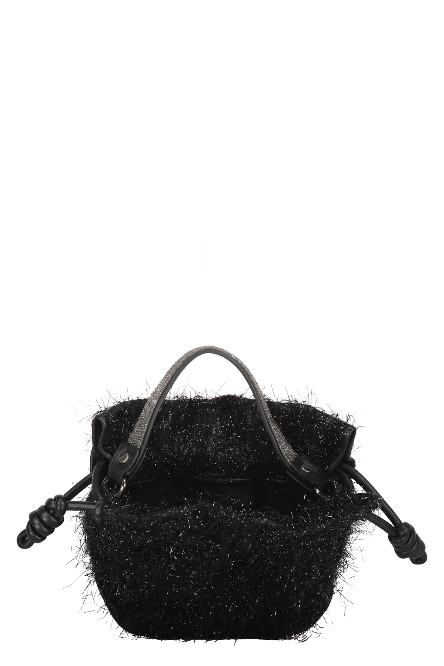 Fabiana Filippi Mini Bucket Bag In Black