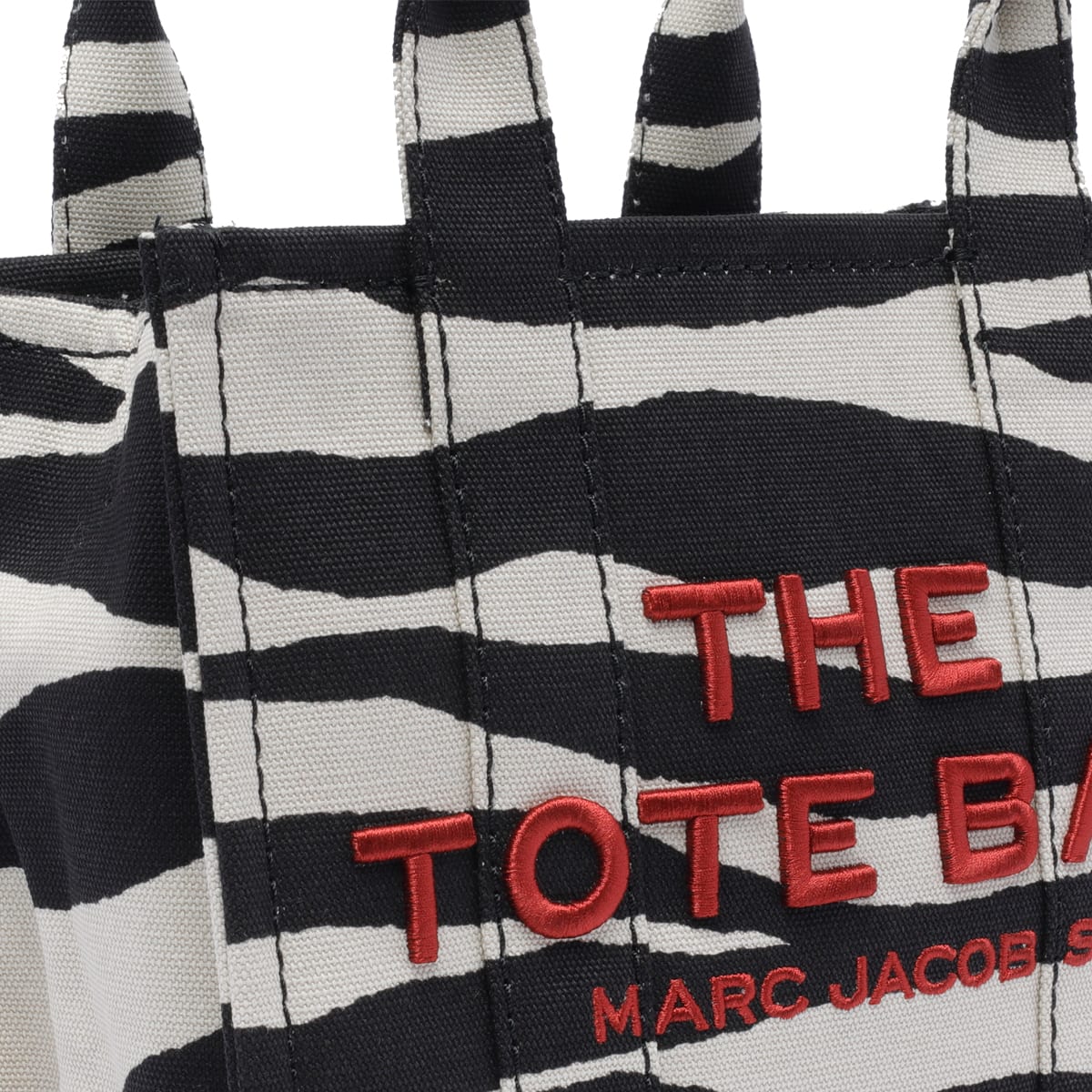 Shop Marc Jacobs The Zebra Small Tote Bag In Multicolour