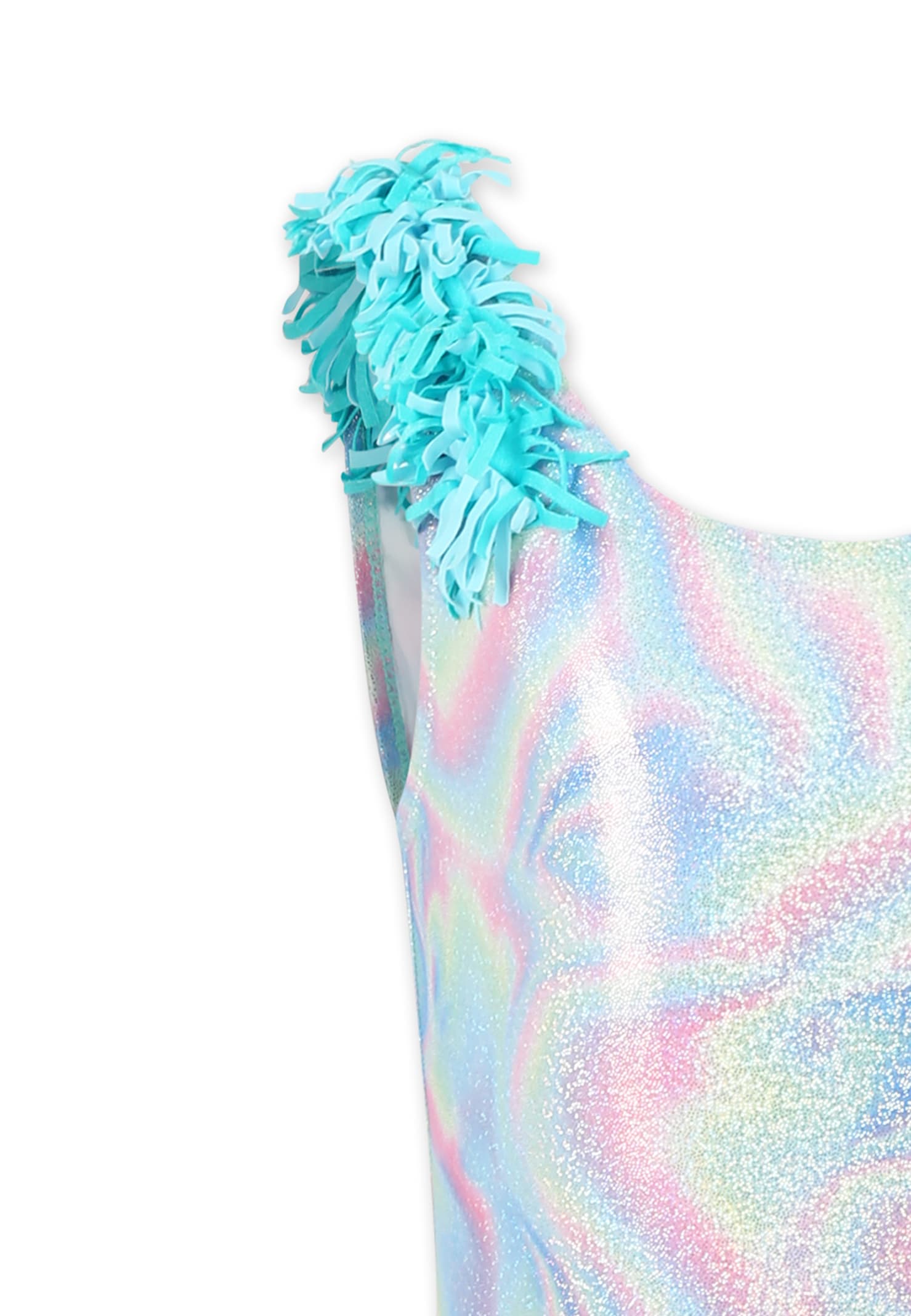 Billieblush Multicolor Swimsuit For Girl In Multicolor