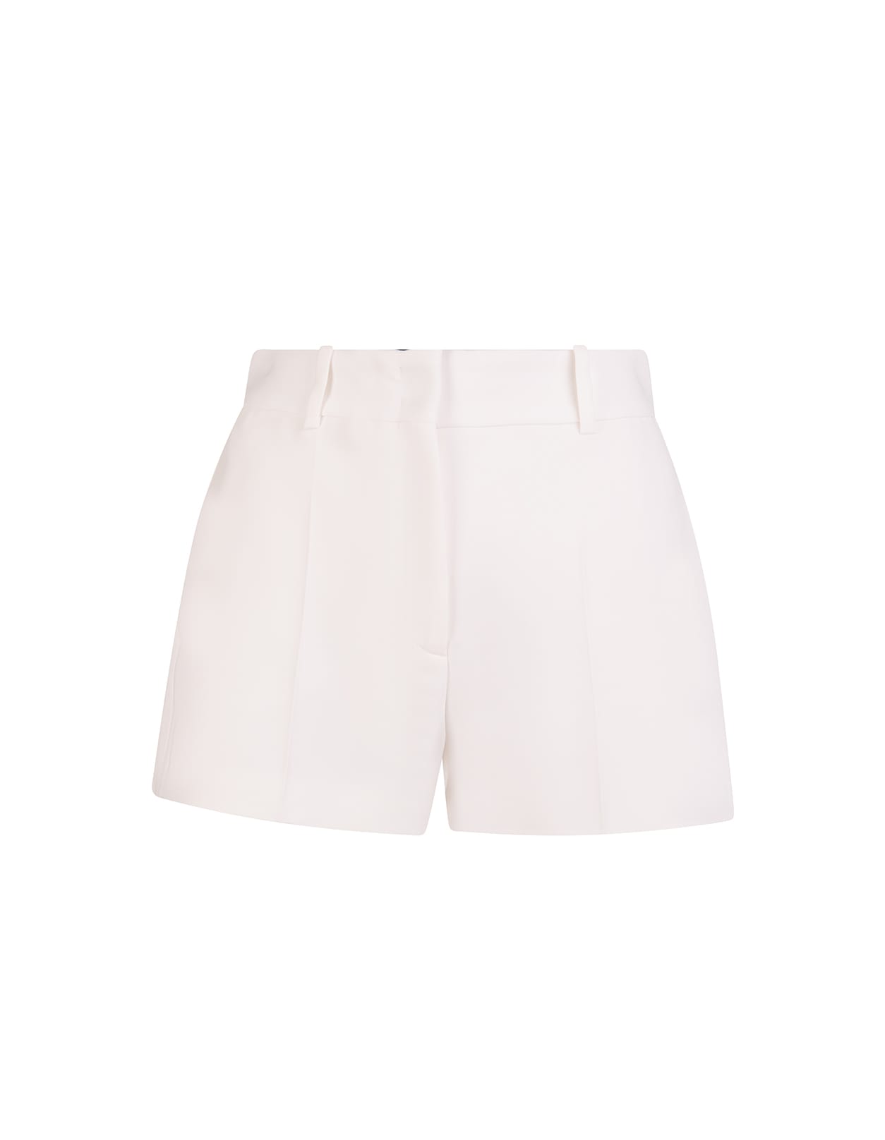 Ermanno Scervino Woman White High Waist Tailored Shorts