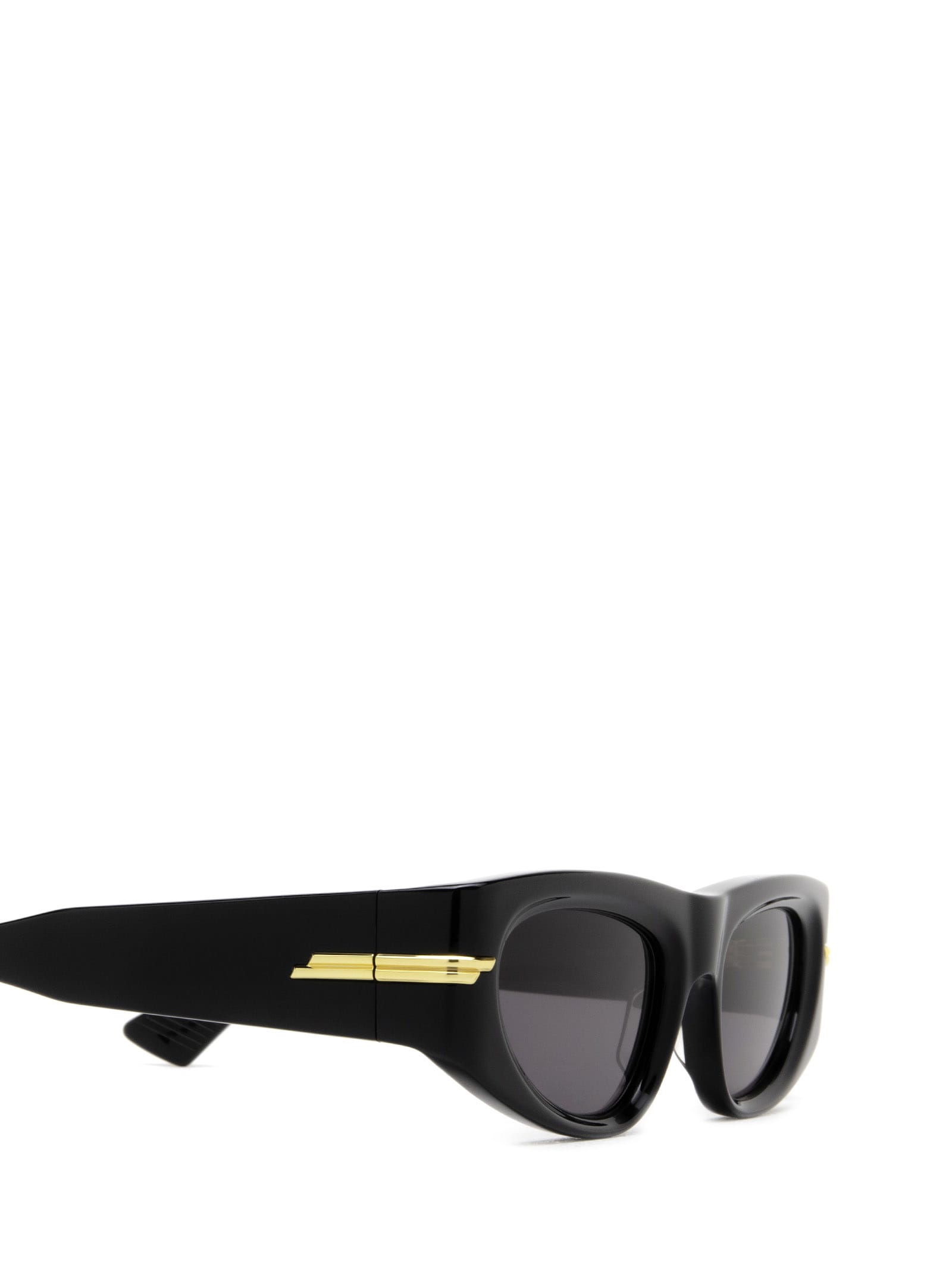 Shop Bottega Veneta Bv1144s Black Sunglasses