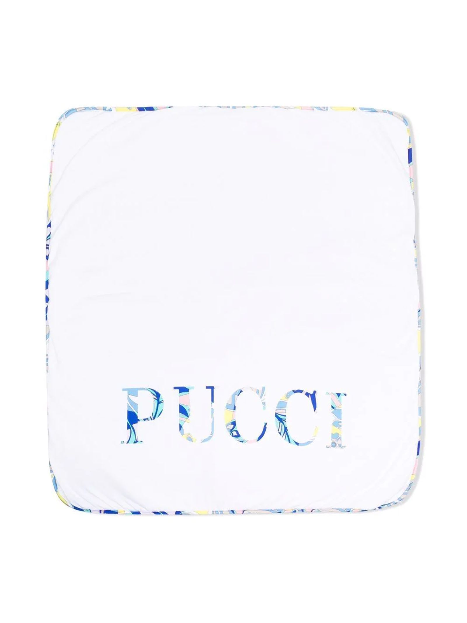 Emilio Pucci White Stretch Cotton Sleep Bag