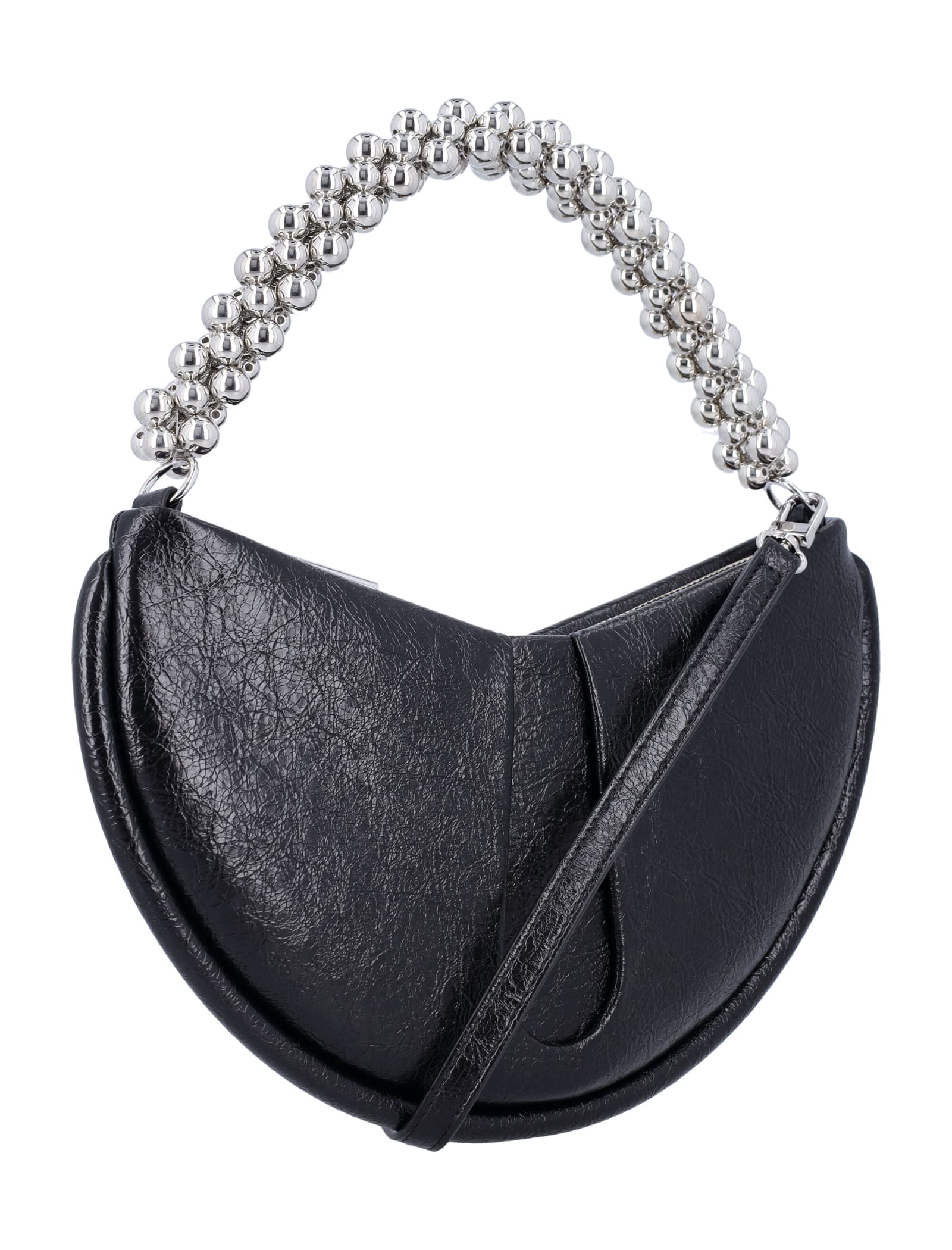 Themoirè Ebe Mini Bag Handle Beads In Black