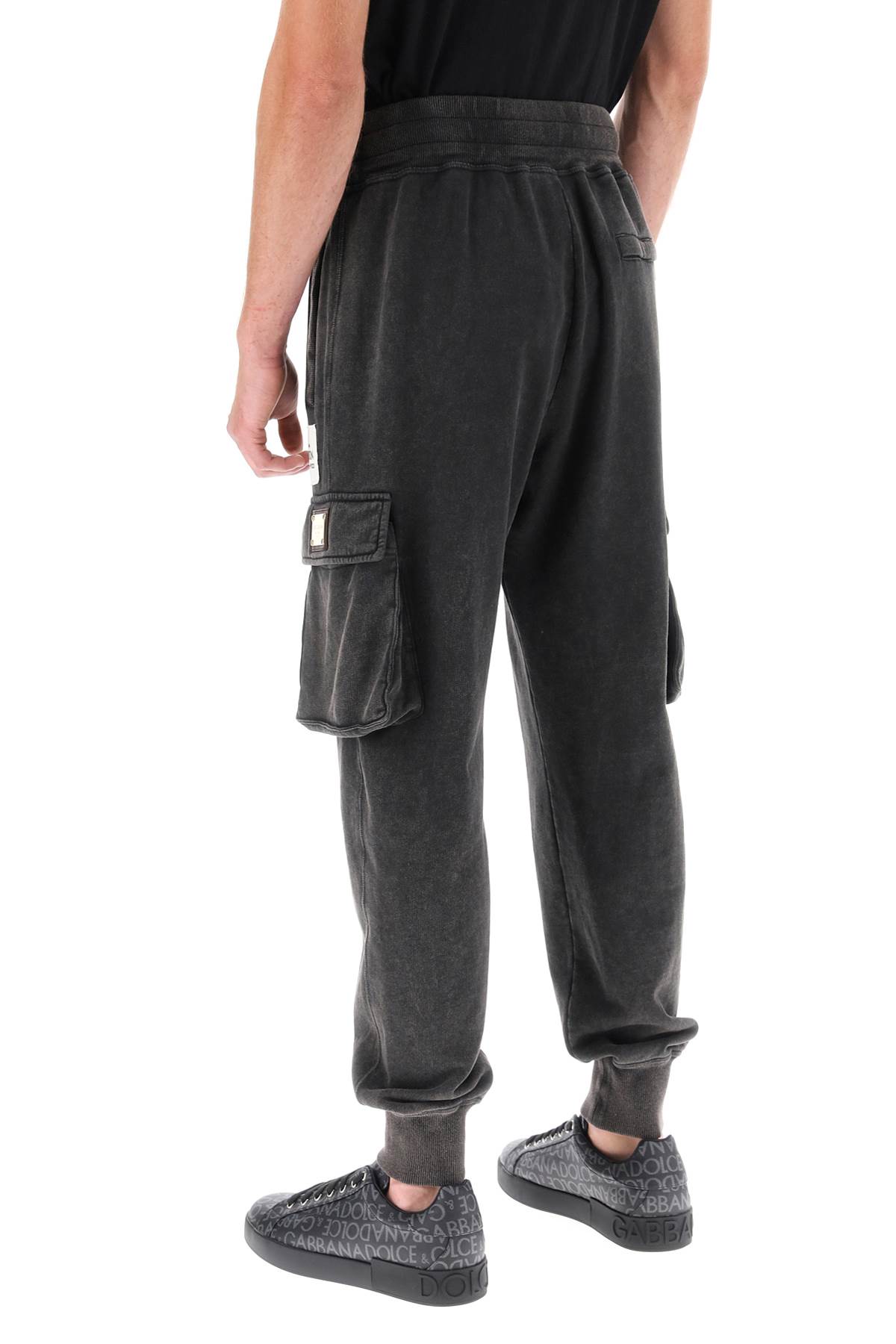 Shop Dolce & Gabbana Re-edition Joggers In Black