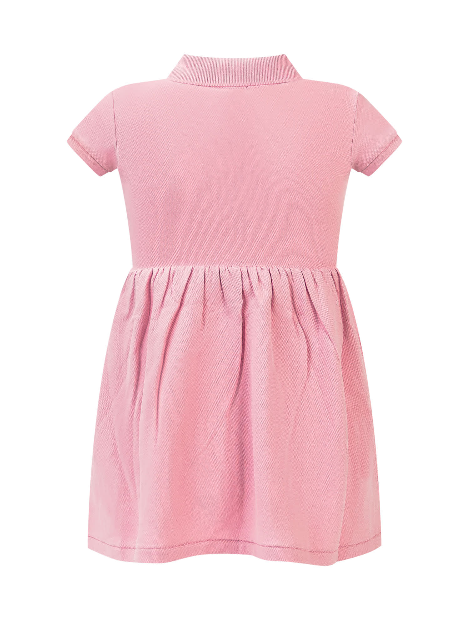 Shop Polo Ralph Lauren Logo Dress In Pink