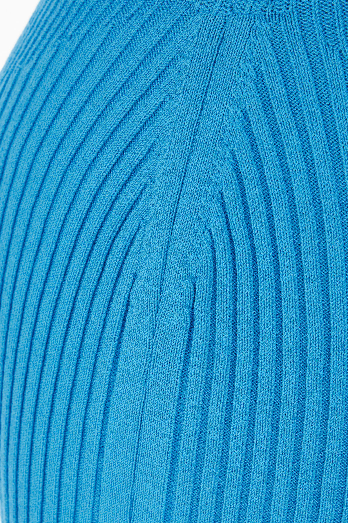Andreädamo Turquoise Stretch Viscose Blend Skirt In 1267