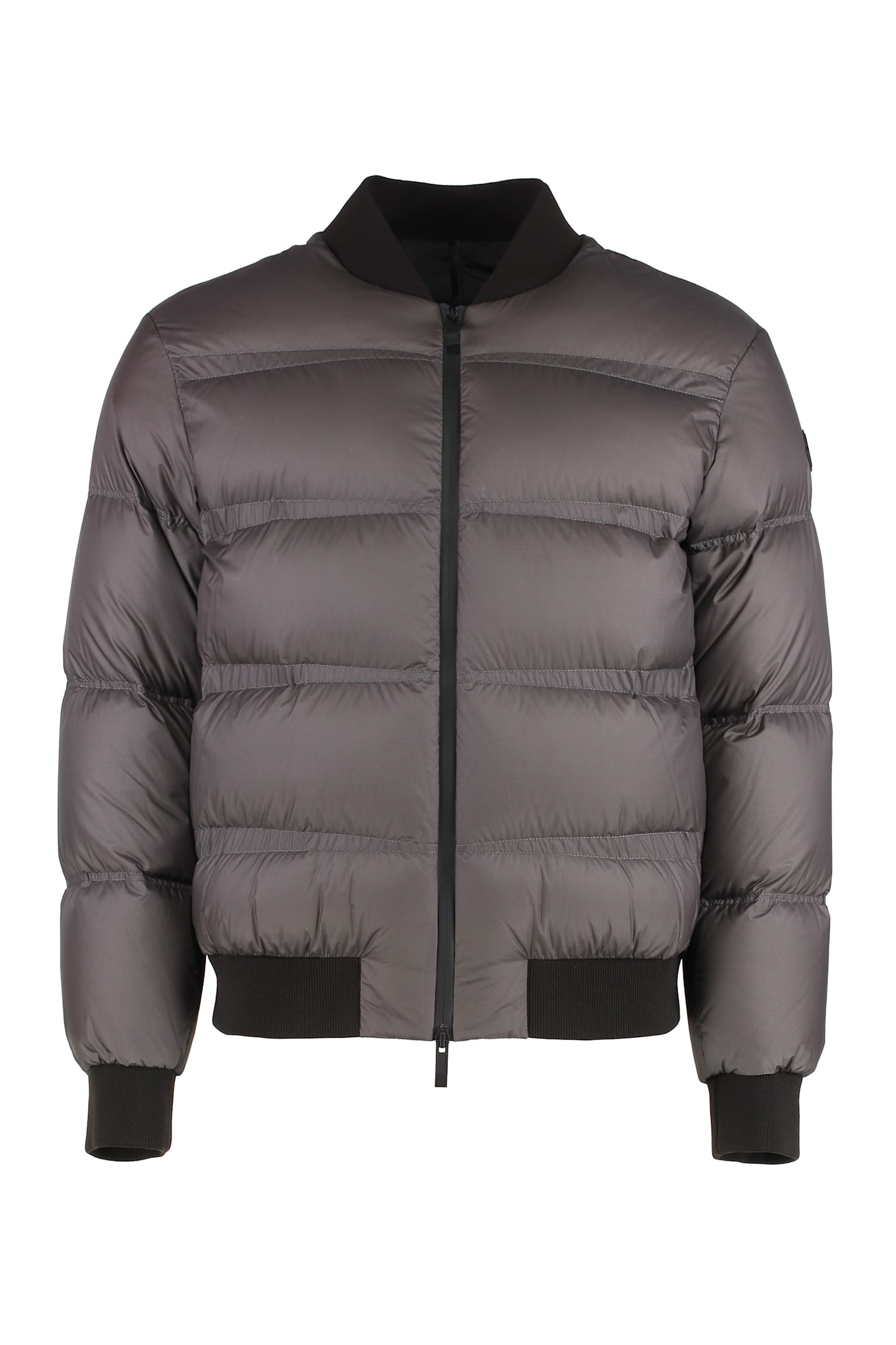 Moncler Men's Vioz Short Down Jacket In Grey