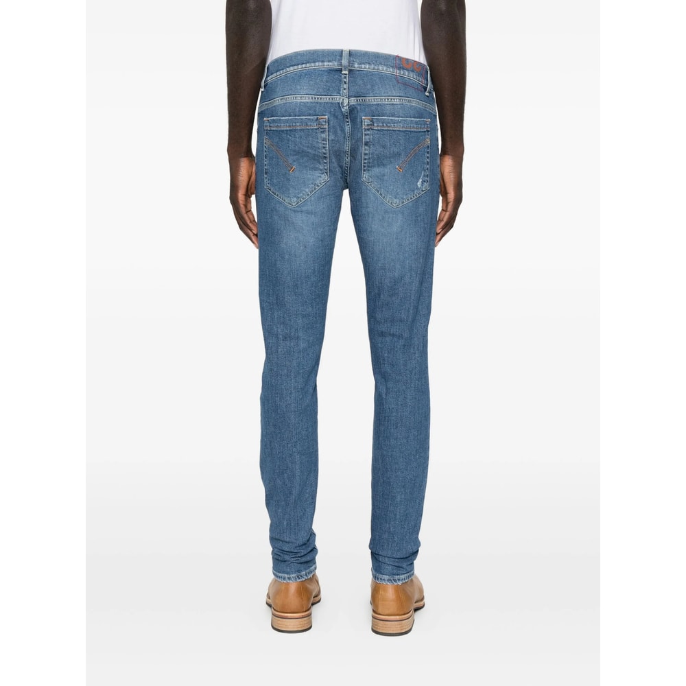 Dondup Distressed-effect Jeans In Blue