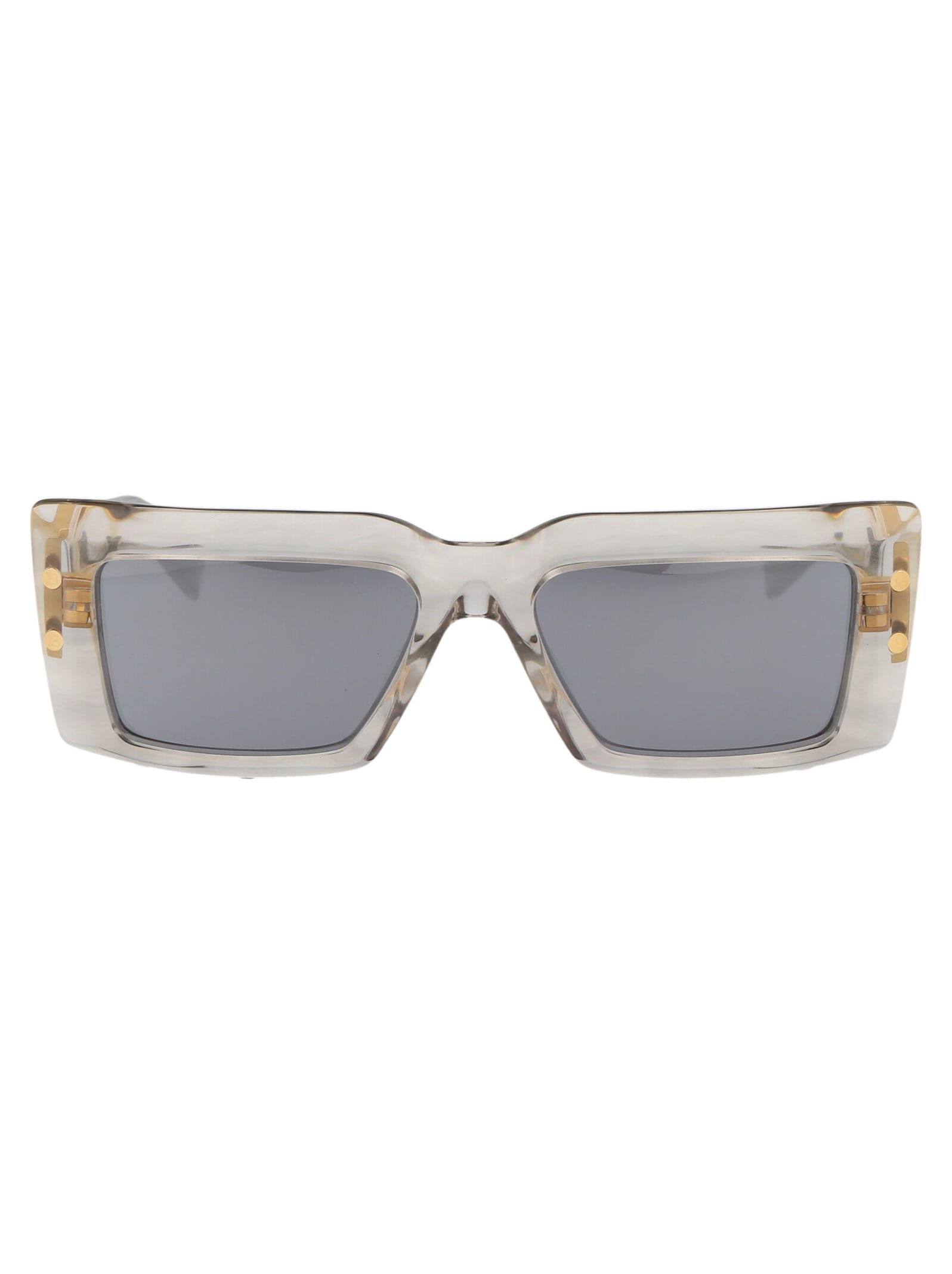 Balmain Imperial Sunglasses In 145c Gry - Gld