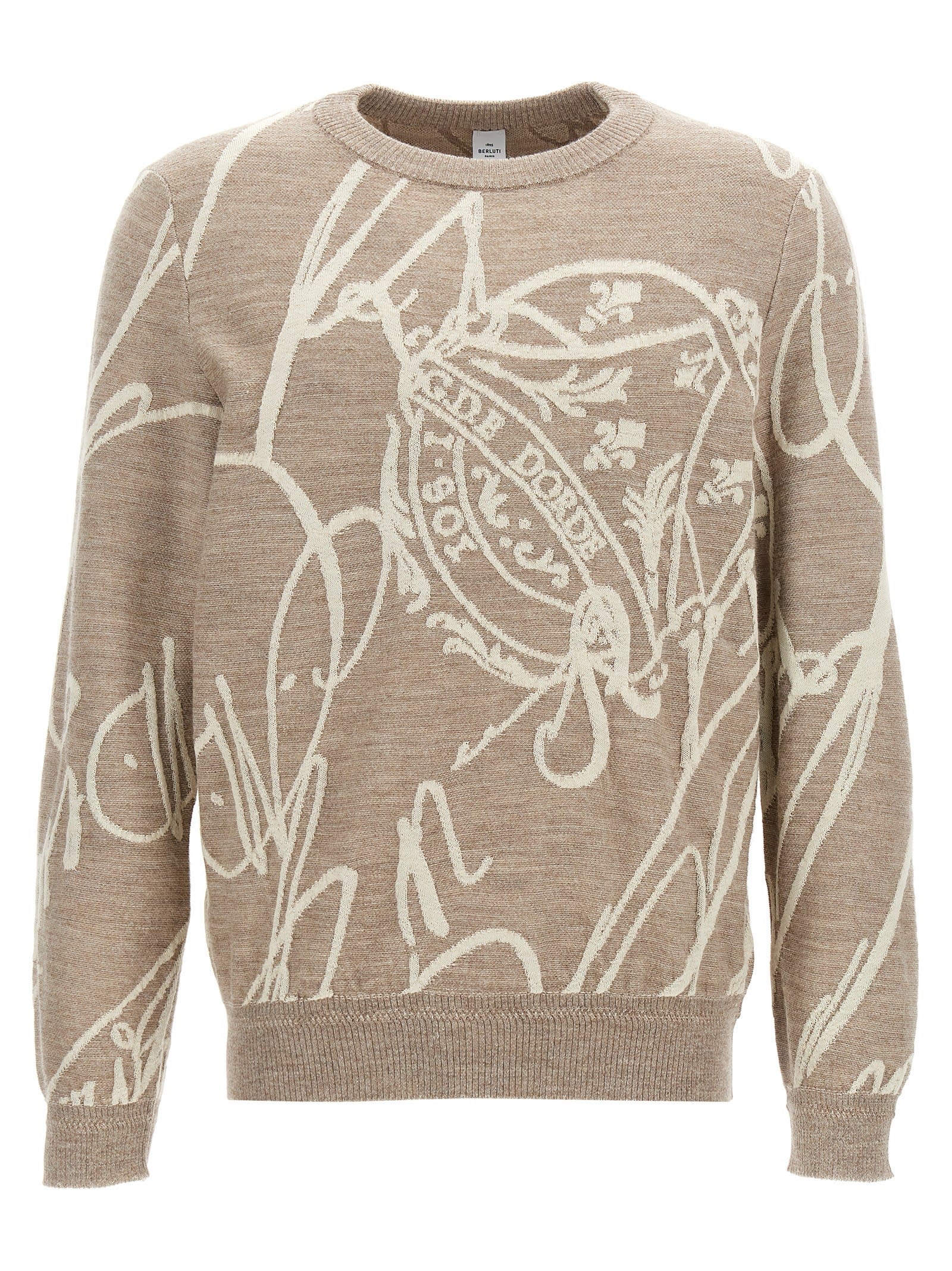 BERLUTI GIANT SCRITTO SWEATER 