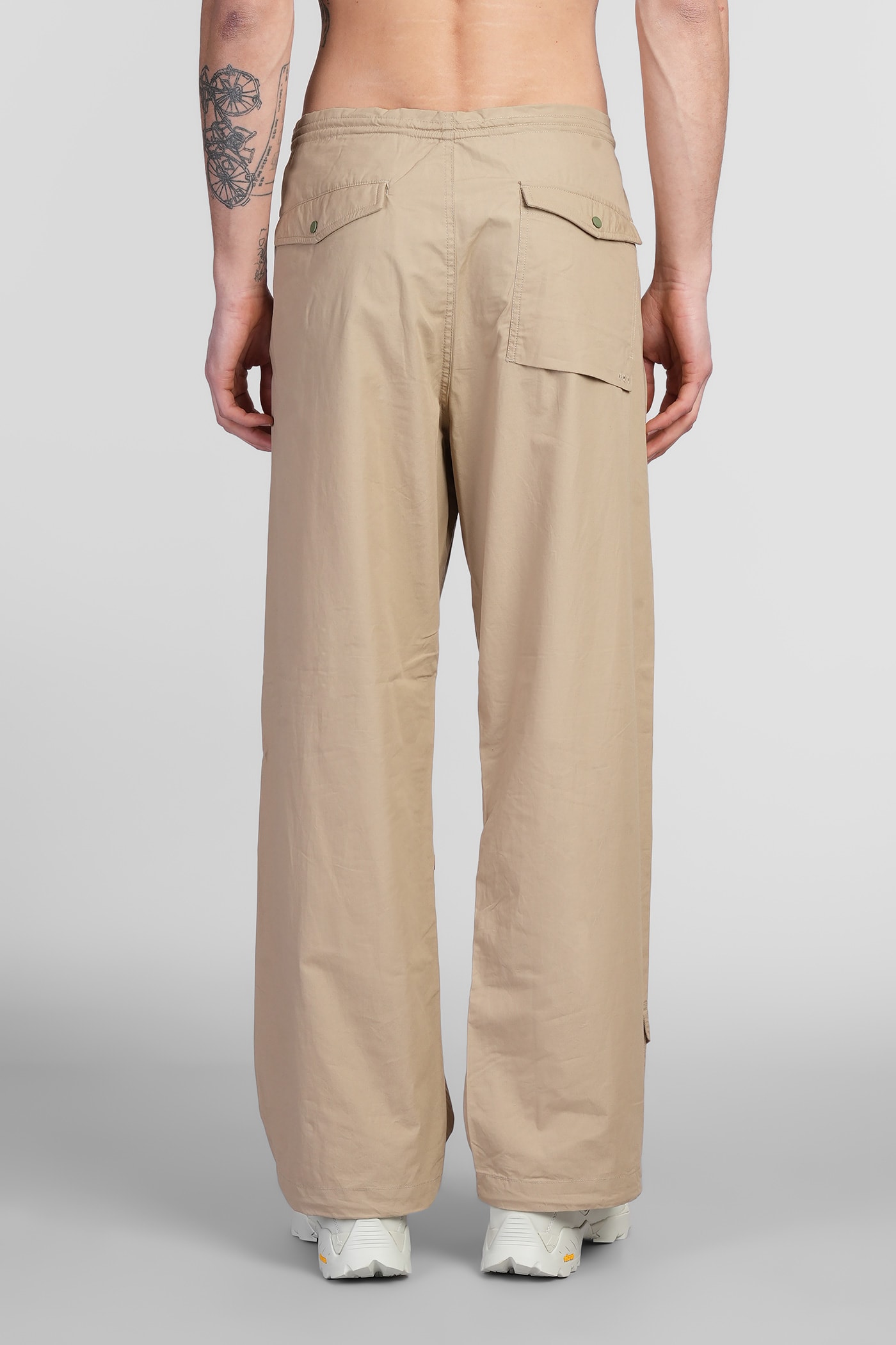Maharishi Pants In Beige Cotton In Beige