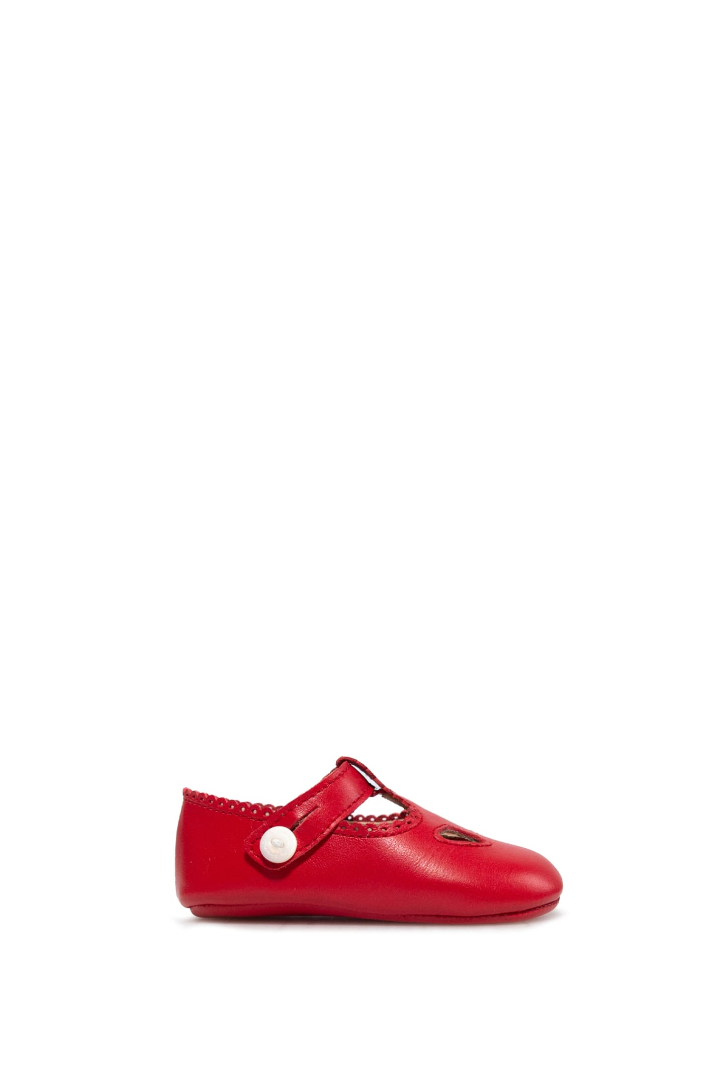 La Stupenderia Kids' Leather Shoes In Red