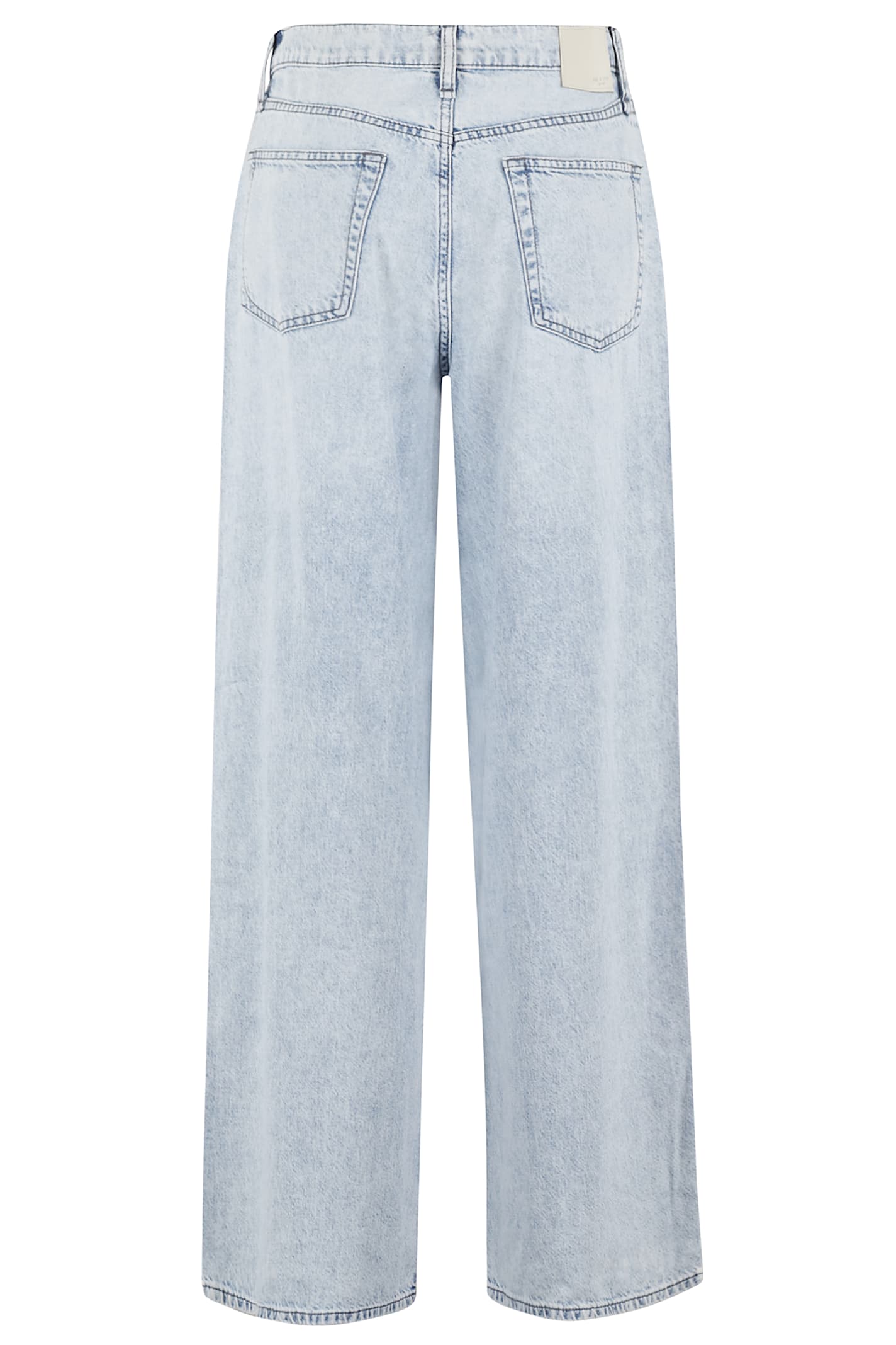 Rag & Bone Featherweight Sofie High Rise Full Lenght Wide Leg In Blue