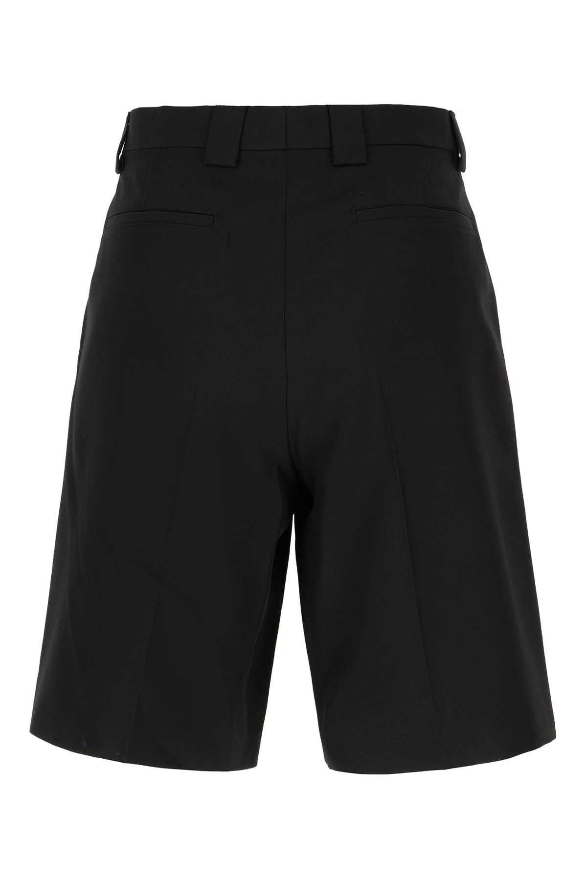 Shop Gucci Black Polyester Blend Bermuda Shorts In Black Mix