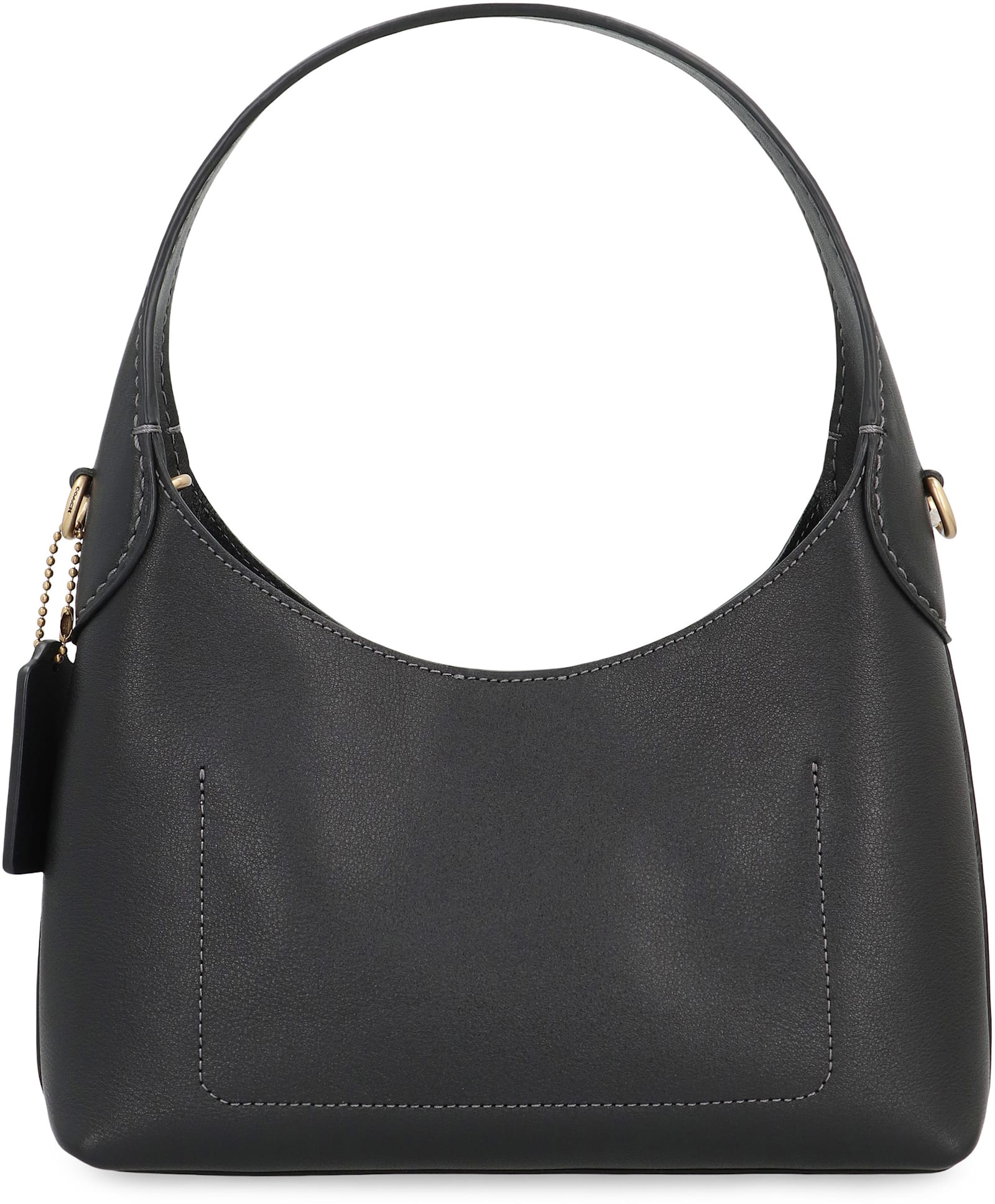 Coach New York Black Leather Brooklyn 23 Shoulder Bag In Black