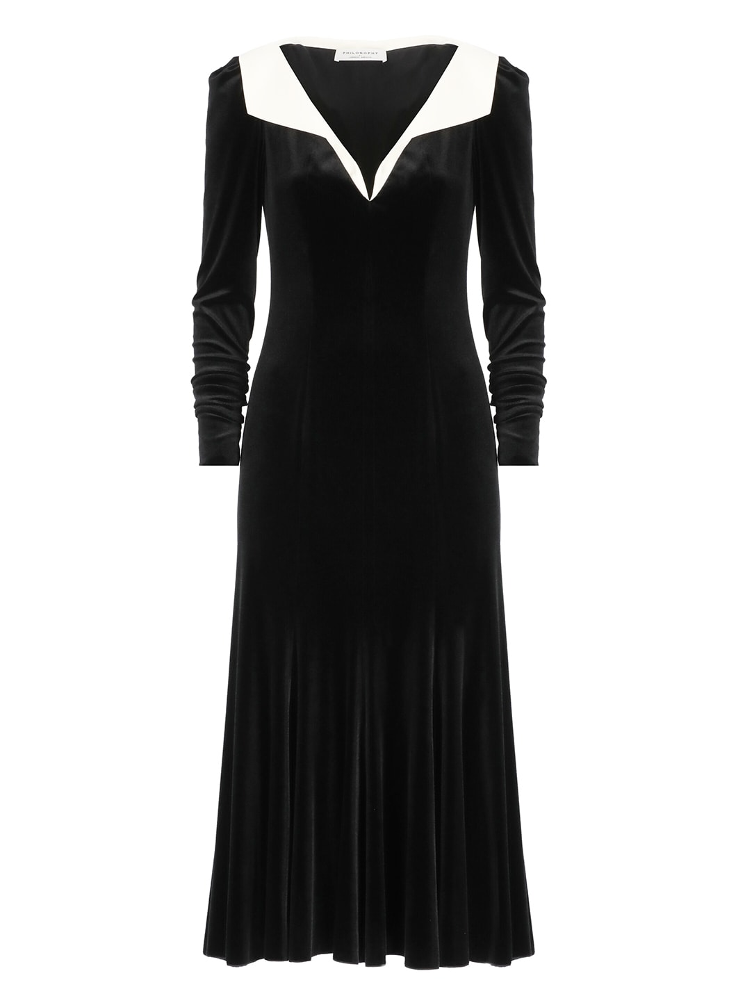 PHILOSOPHY DI LORENZO SERAFINI VELVET DRESS