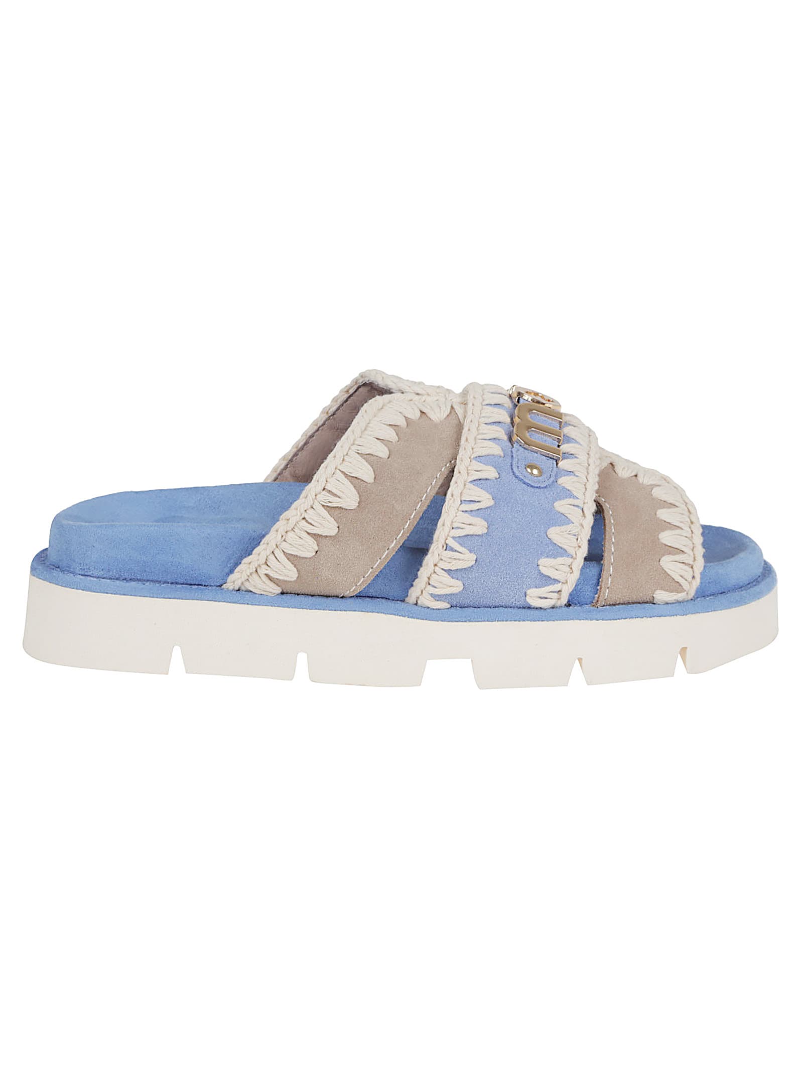 MOU BIO SANDAL BICOLOR - METAL LOG 