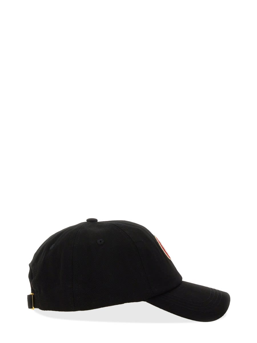 Casablanca Baseball Hat With Logo Patch In Black