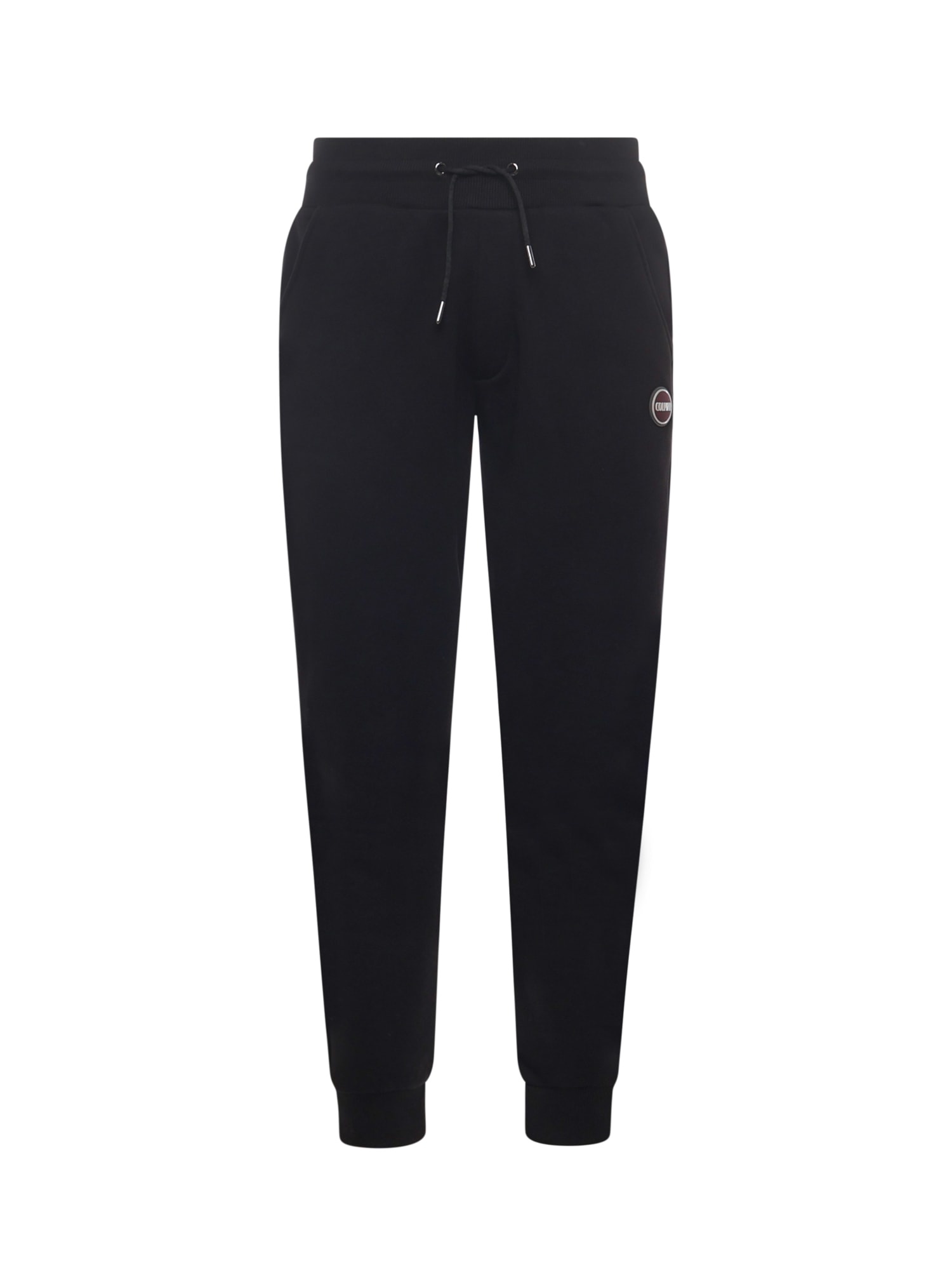 Colmar Logo-patch Cuffed Track Pants In Black