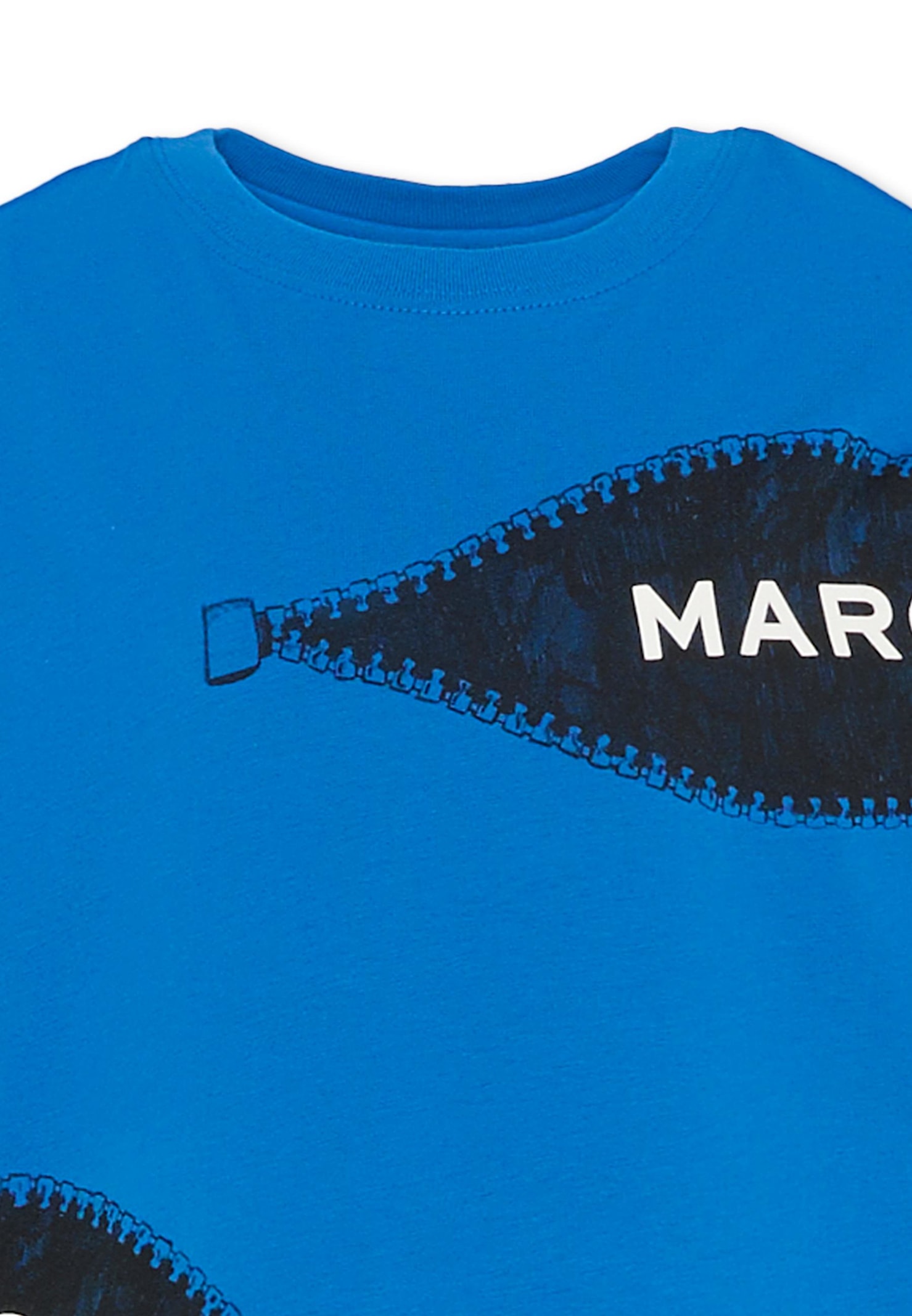Marc Jacobs Blue T-shirt For Boy With Logo In Blue