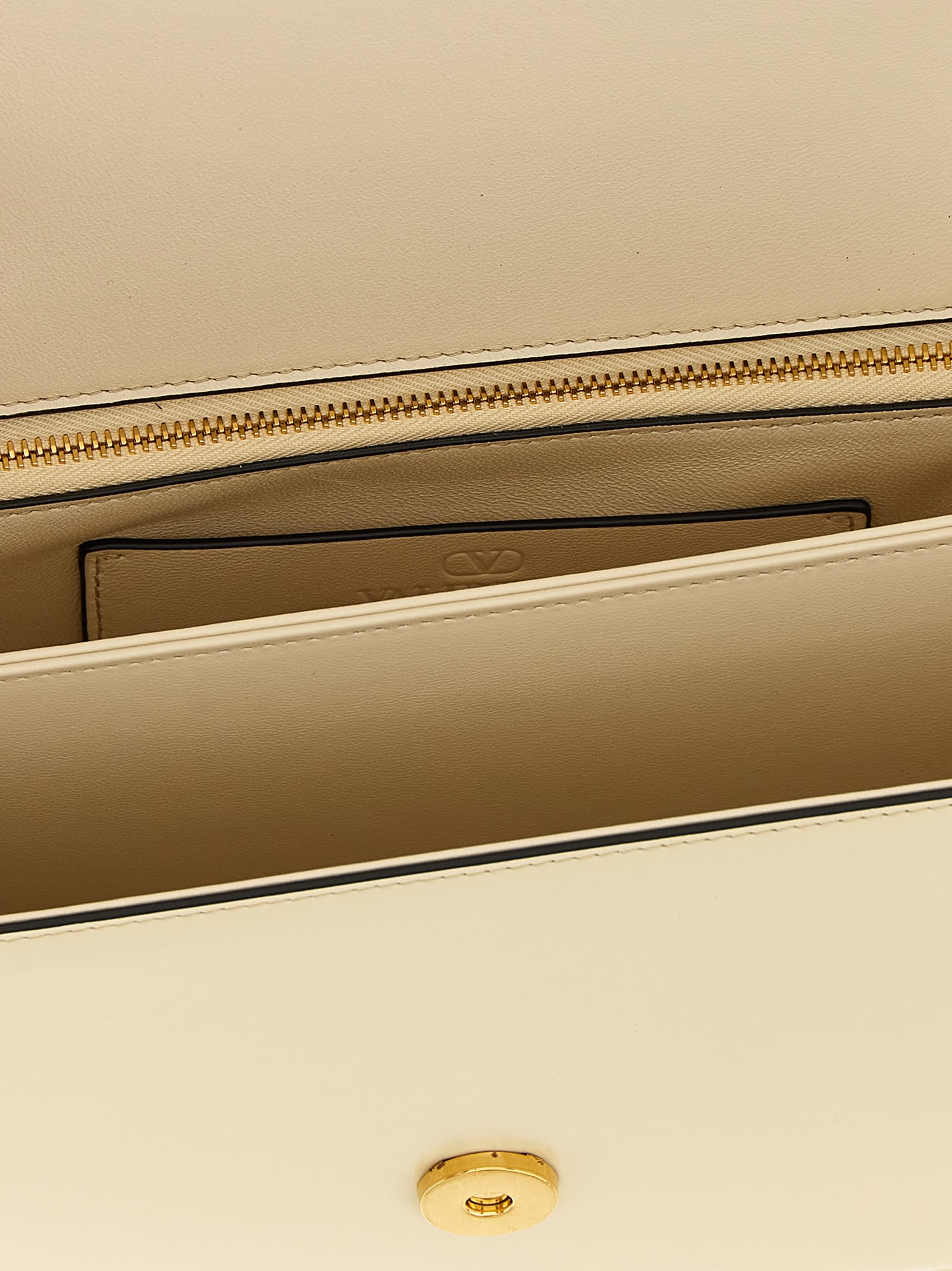 Valentino Garavani Vain Shoulder Bag In White
