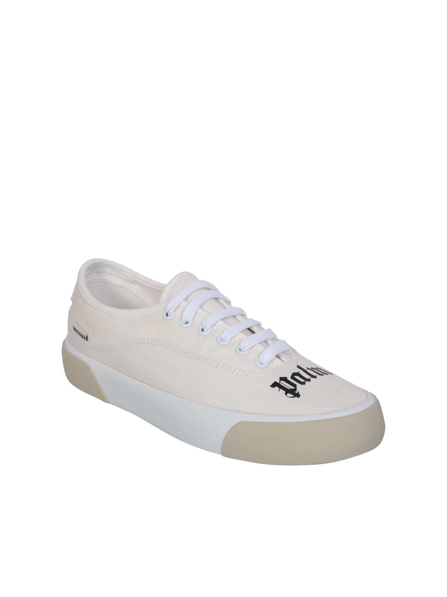 Shop Palm Angels Skater Low Sneakers In White