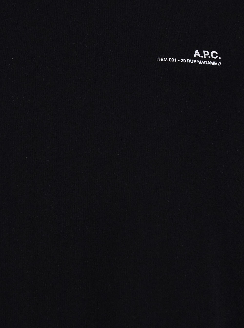 Apc T-shirt A. P.c. Woman Color Black In Black