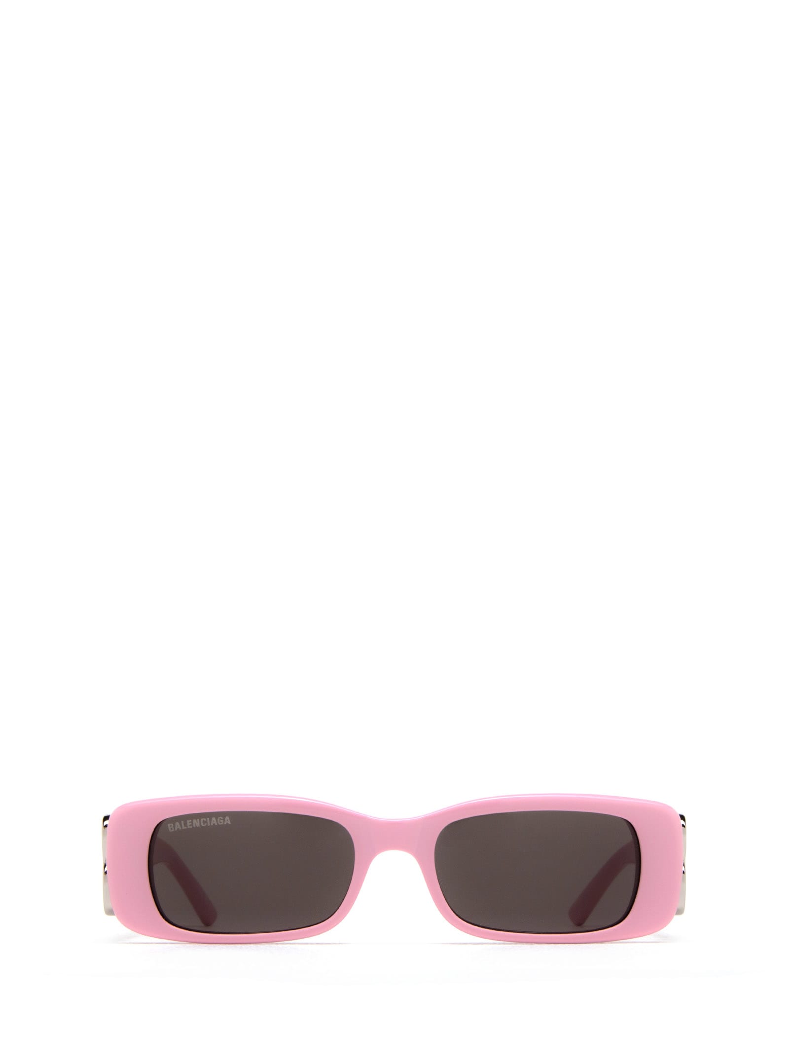 Shop Balenciaga Bb0096s Pink Sunglasses