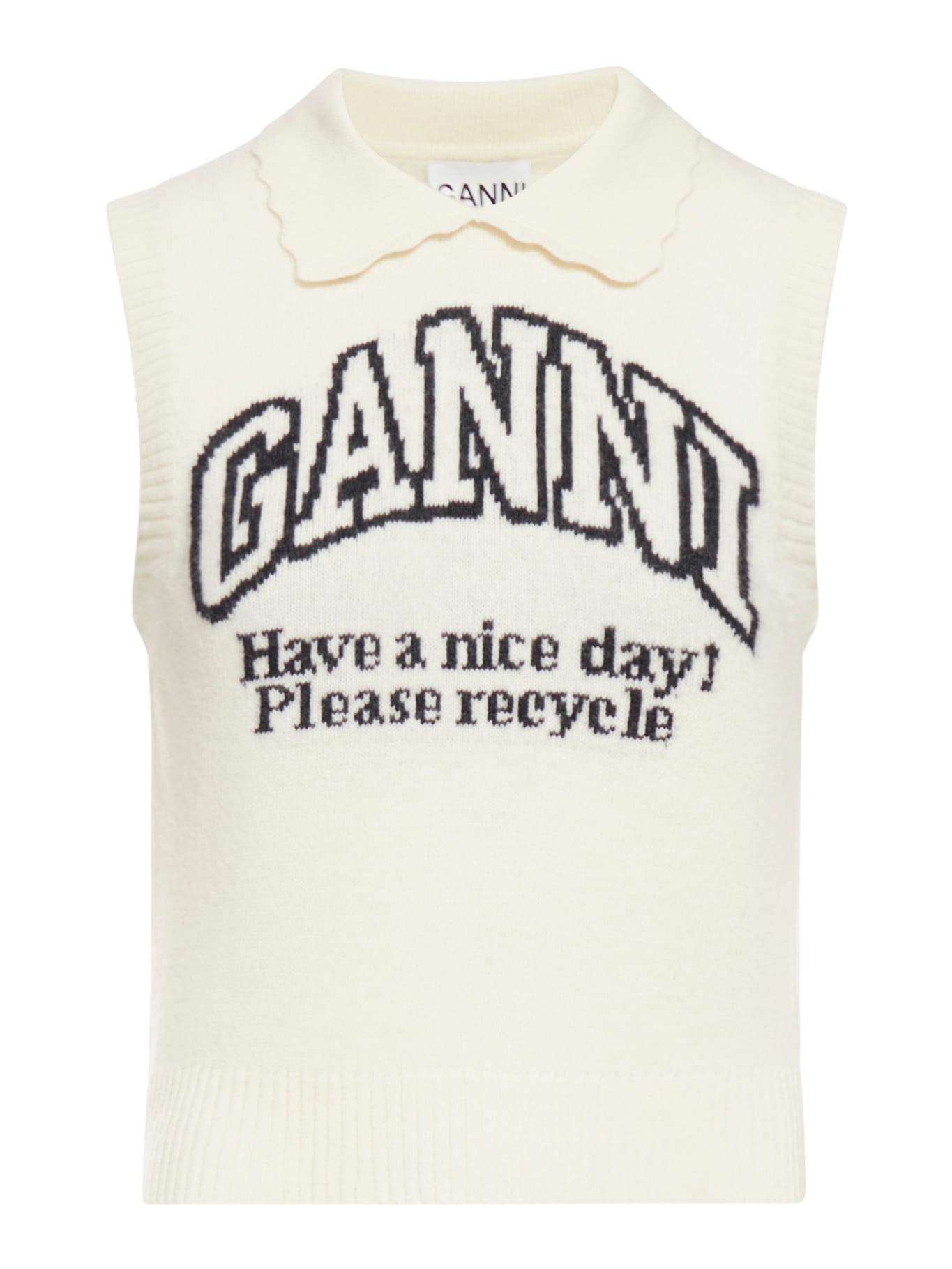 Ganni Logo Vest