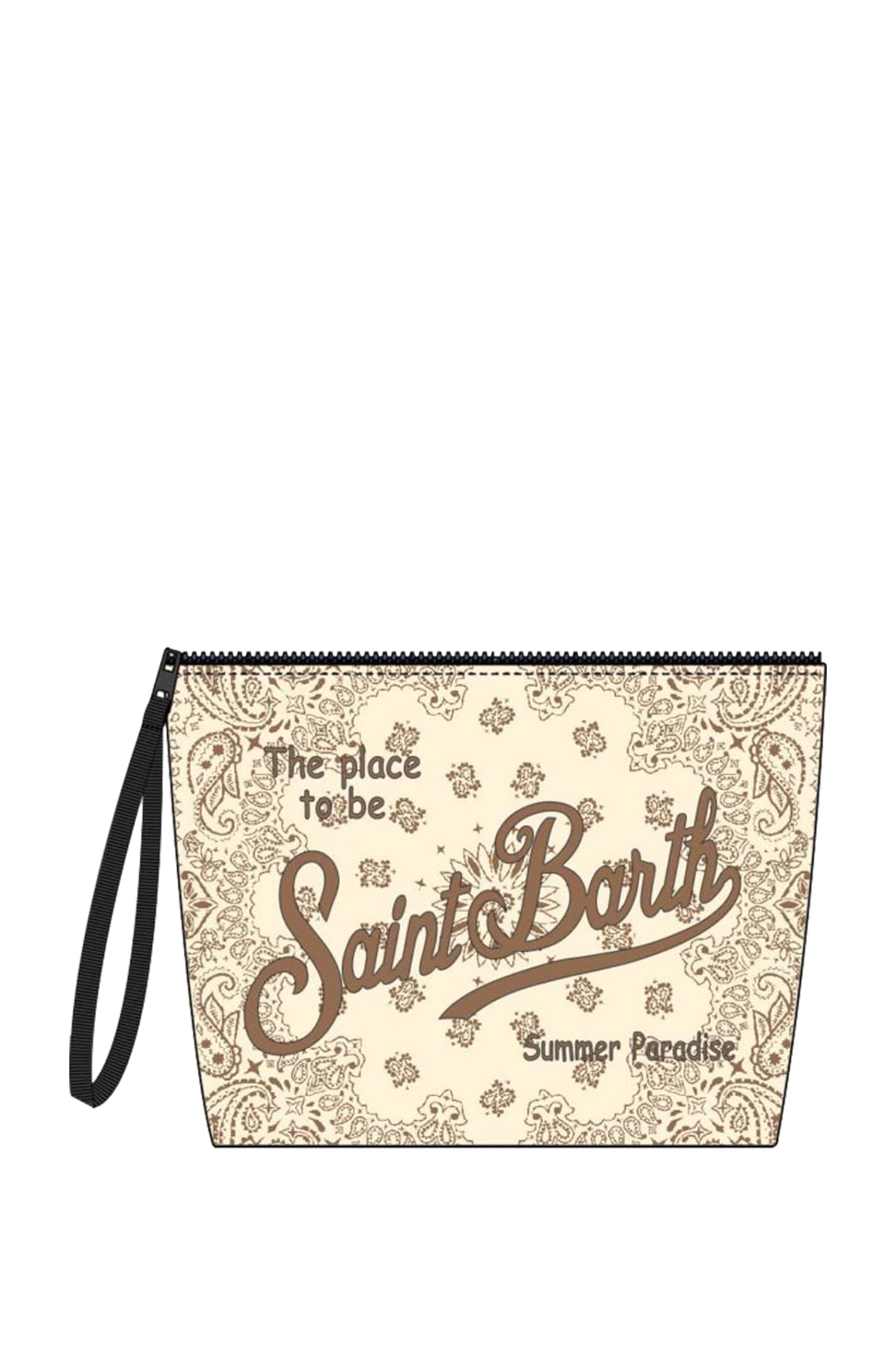 Shop Mc2 Saint Barth Handbag In Cream
