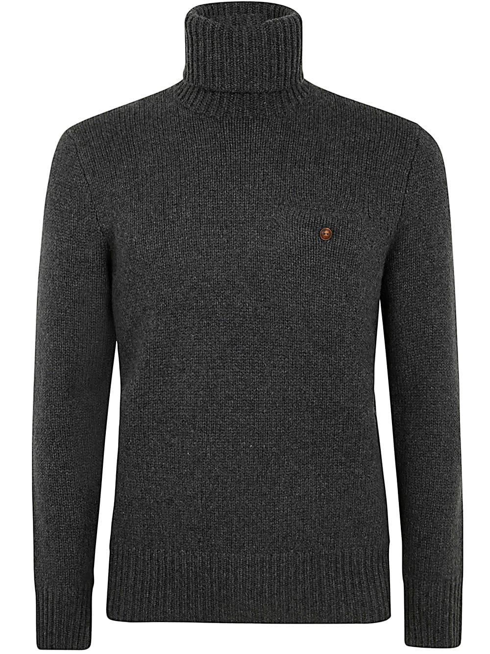 Shop Polo Ralph Lauren Long Sleeves Pullover In Static Grey Heather