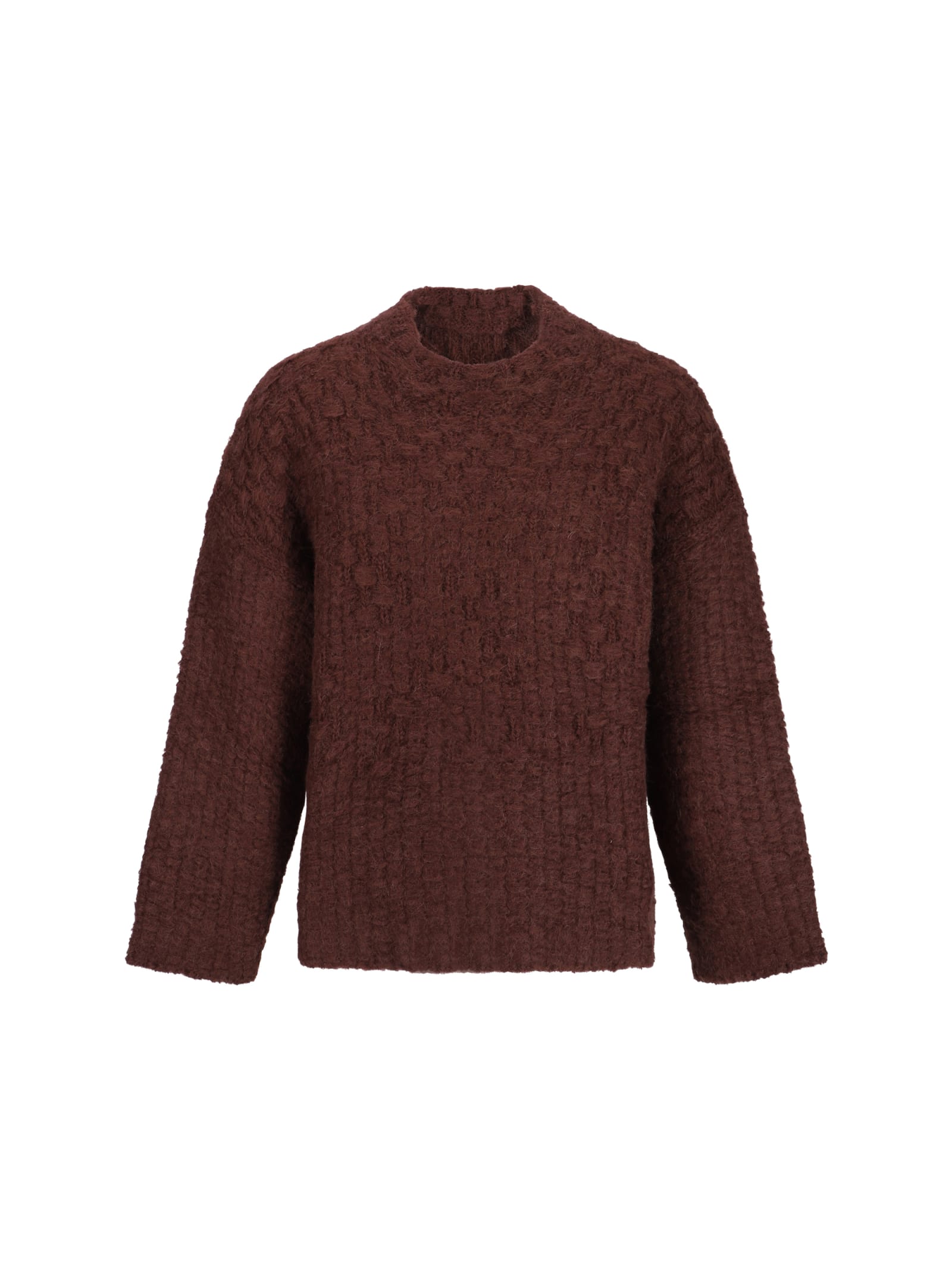 Shop Jil Sander Sweater In Dark Earth