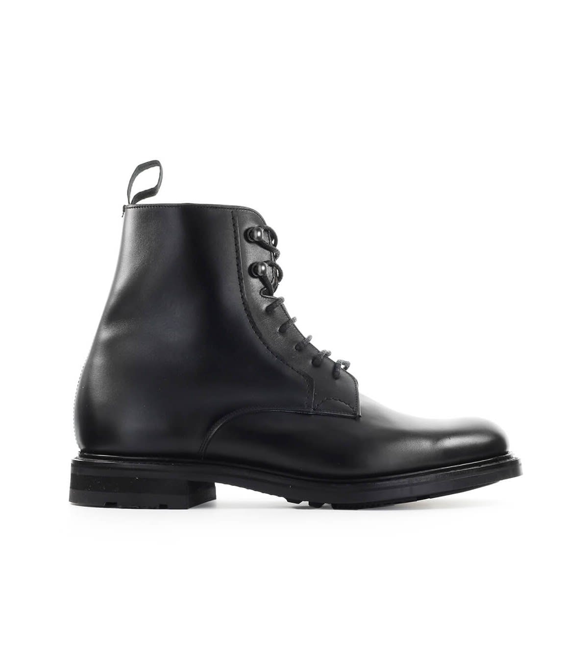 Churchs Wootton Natural Calf Black Bovver Boot