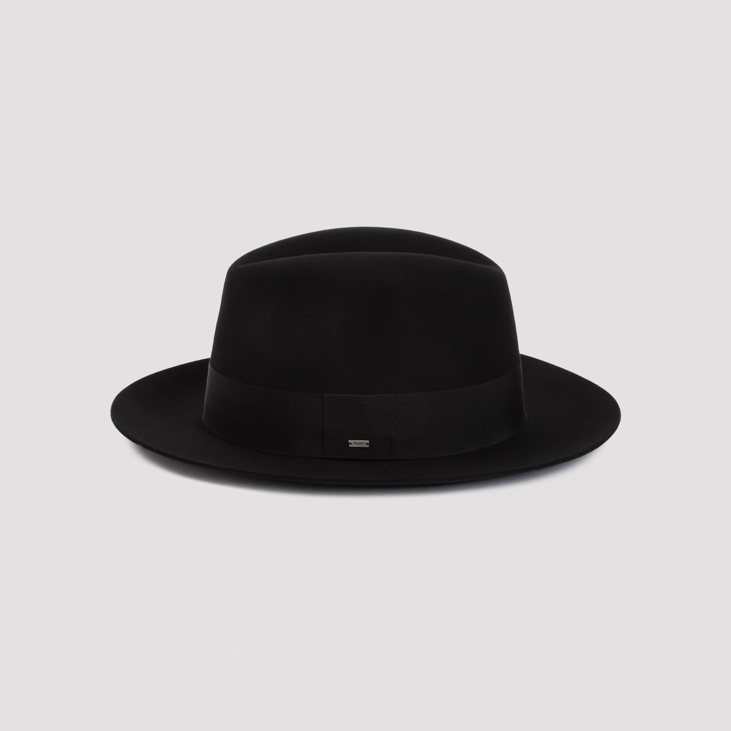 Shop Saint Laurent Wool Hat In Black