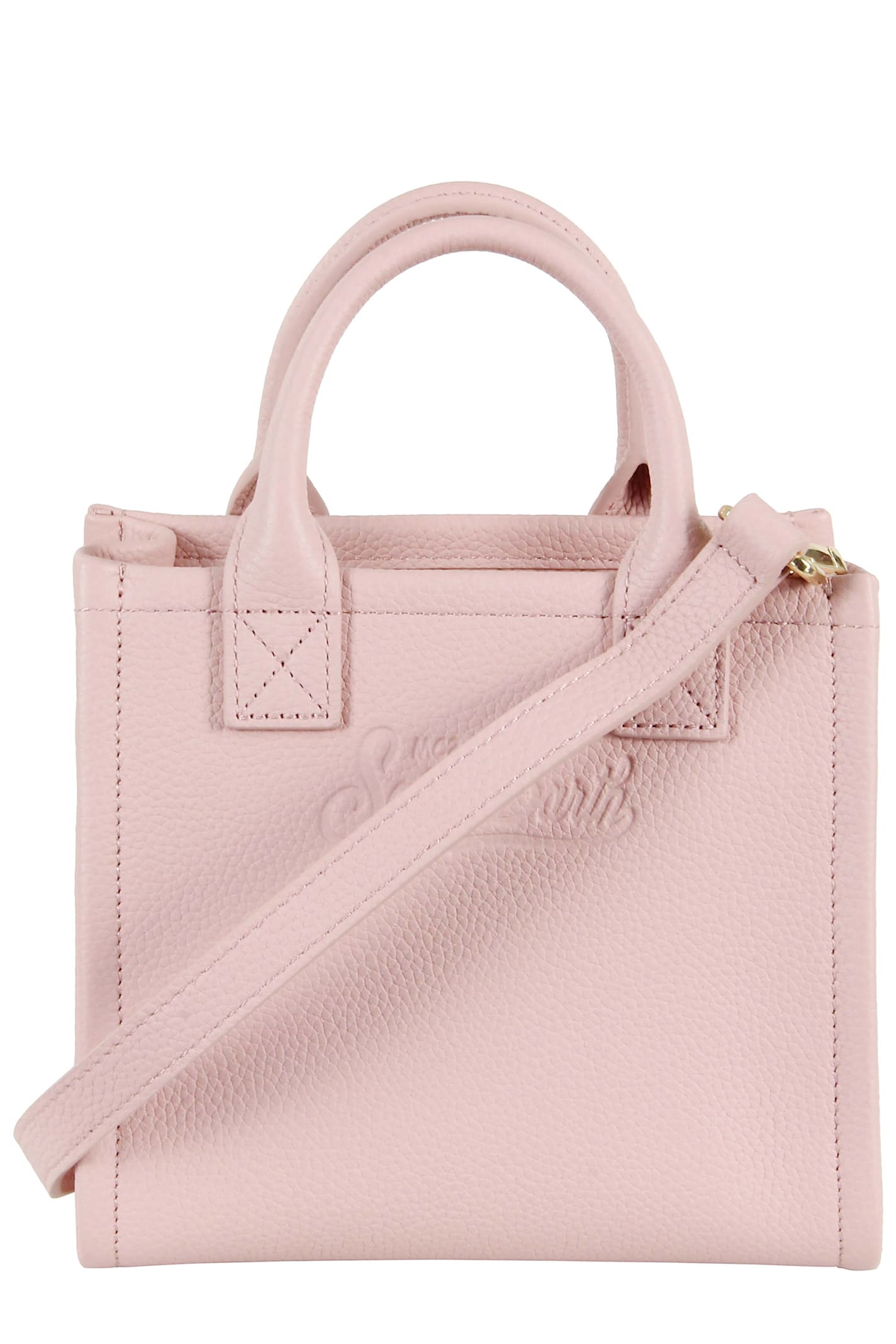 Mc2 Saint Barth Hand Bag With Strap In Pink