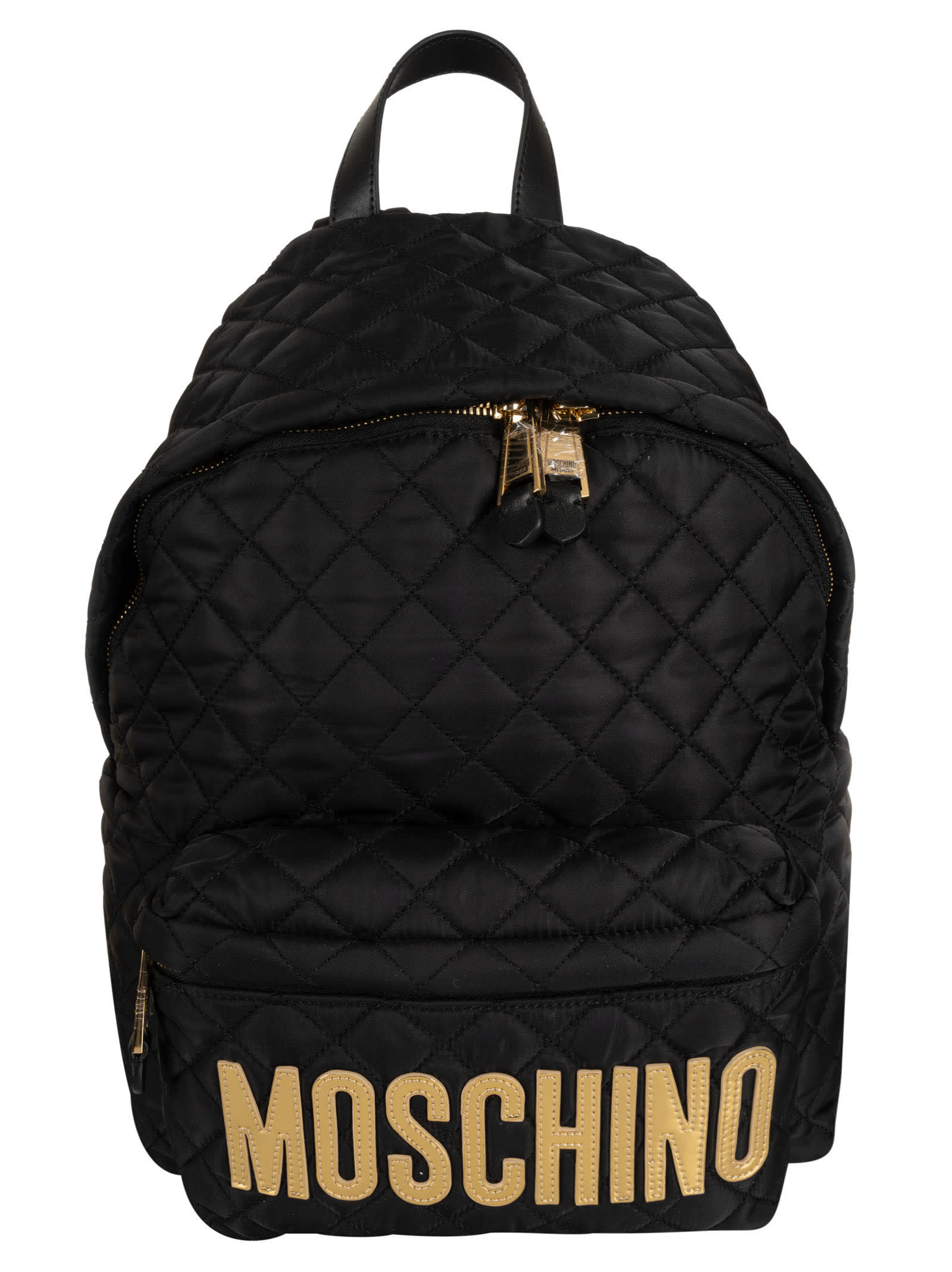 MOSCHINO QUILTED LOGO BACKPACK
