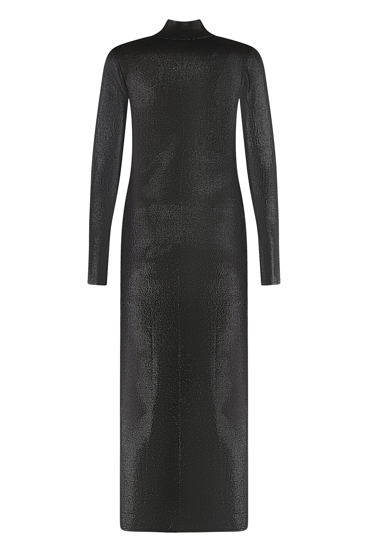 Diesel Black Shiny M-zary Dress Women In Black