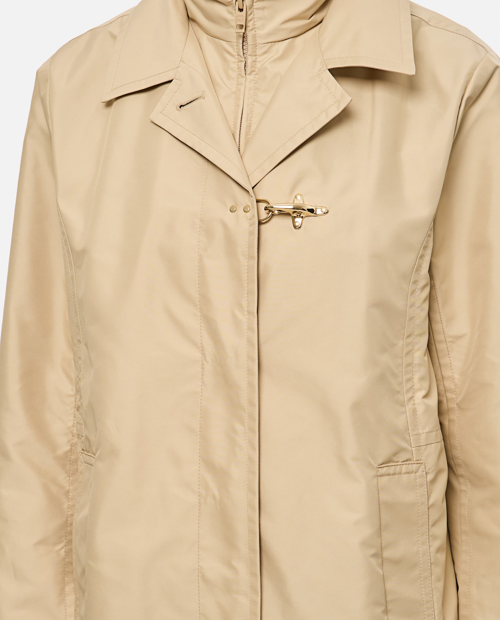 Fay Jacket Virginia Morning D.front In Neutral