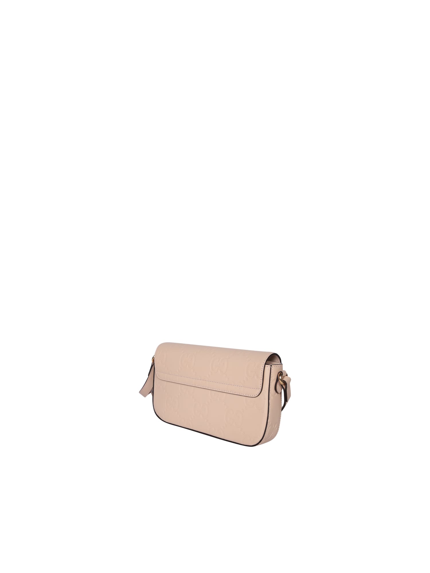 Shop Gucci Gilbert Monogram Powder Bag In Pink