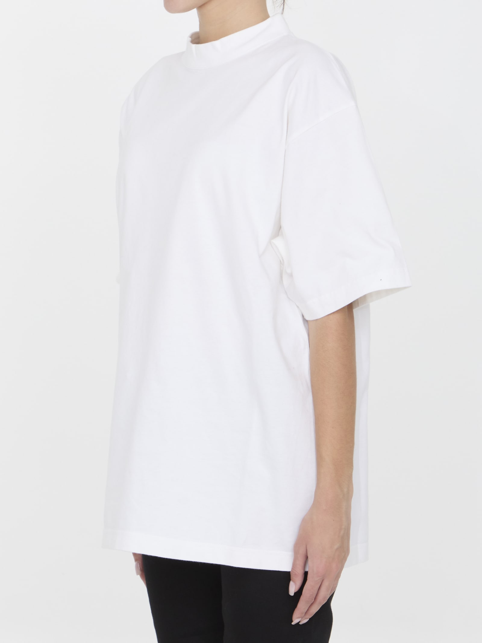 Shop Balenciaga Hand-drawn T-shirt In White