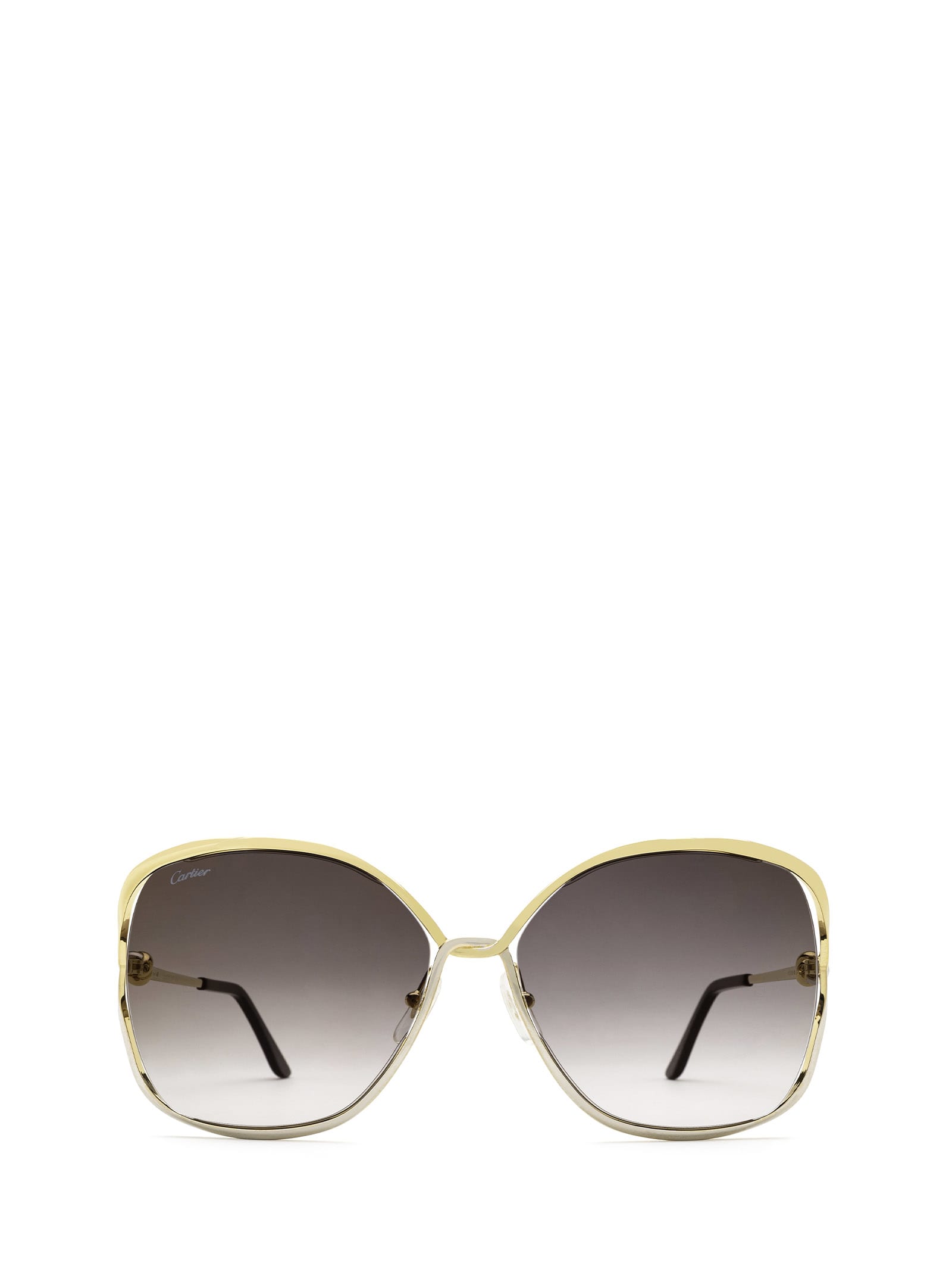 Cartier Ct0225s Gold Female Sunglasses | ModeSens